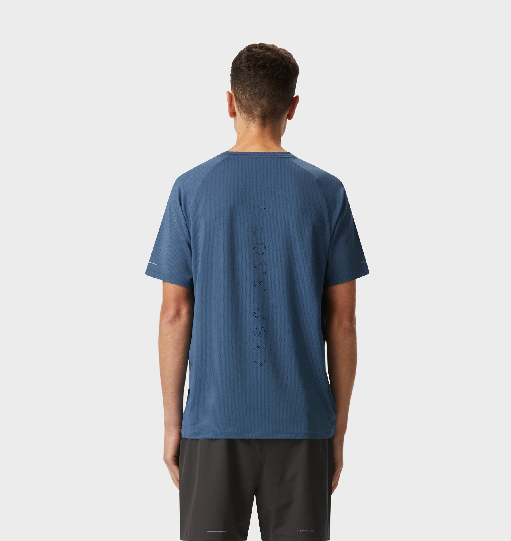 Active Raglan Tee - Smokey Blue