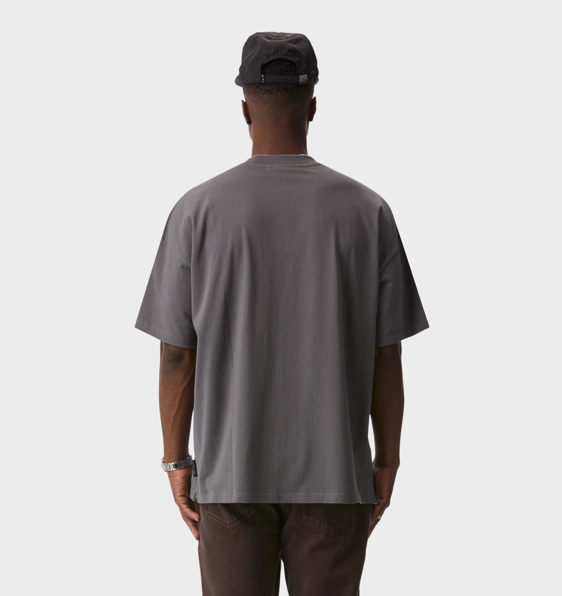 Box Tee - Cobblestone