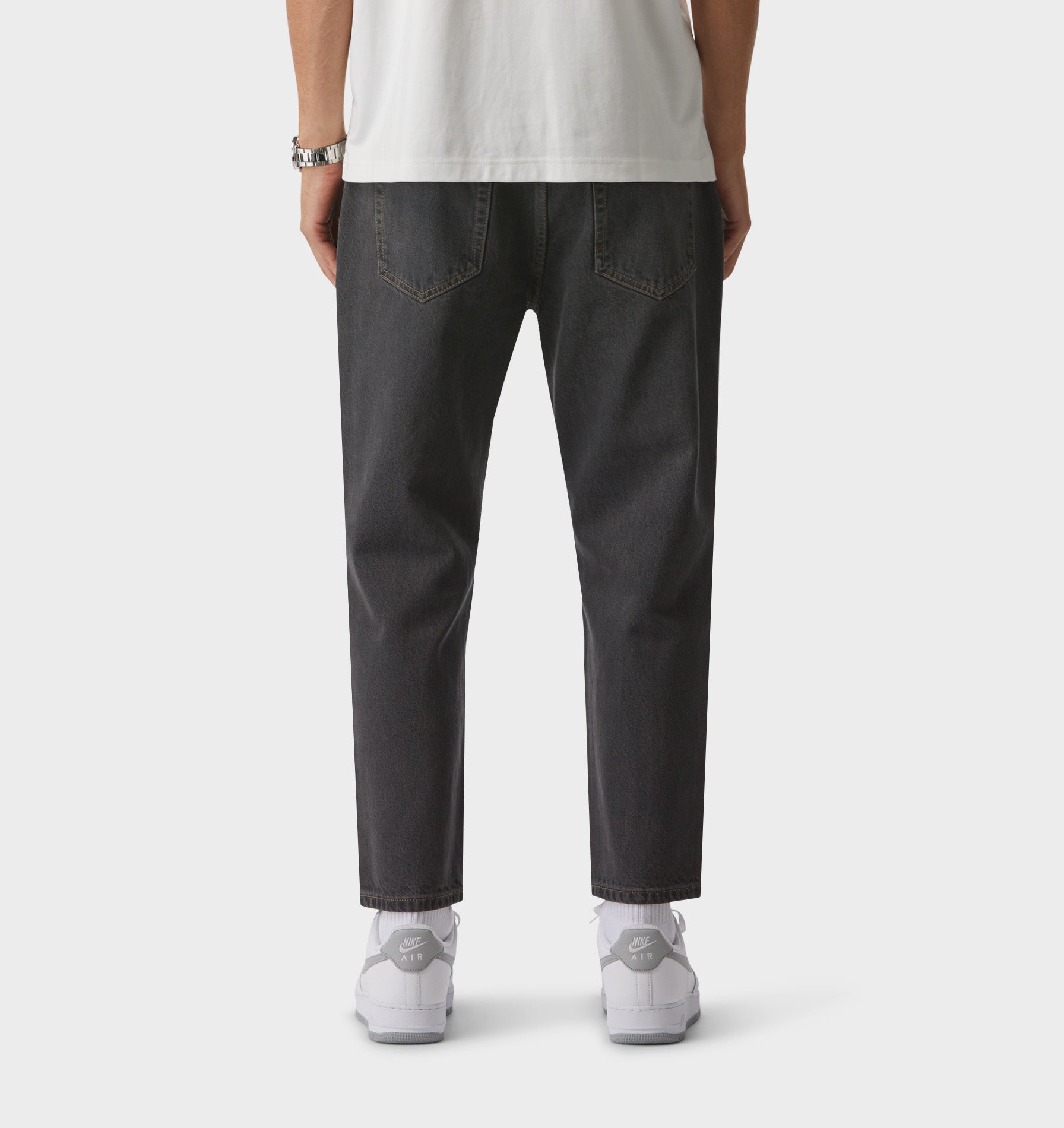 Cropped 90s Denim - Charcoal