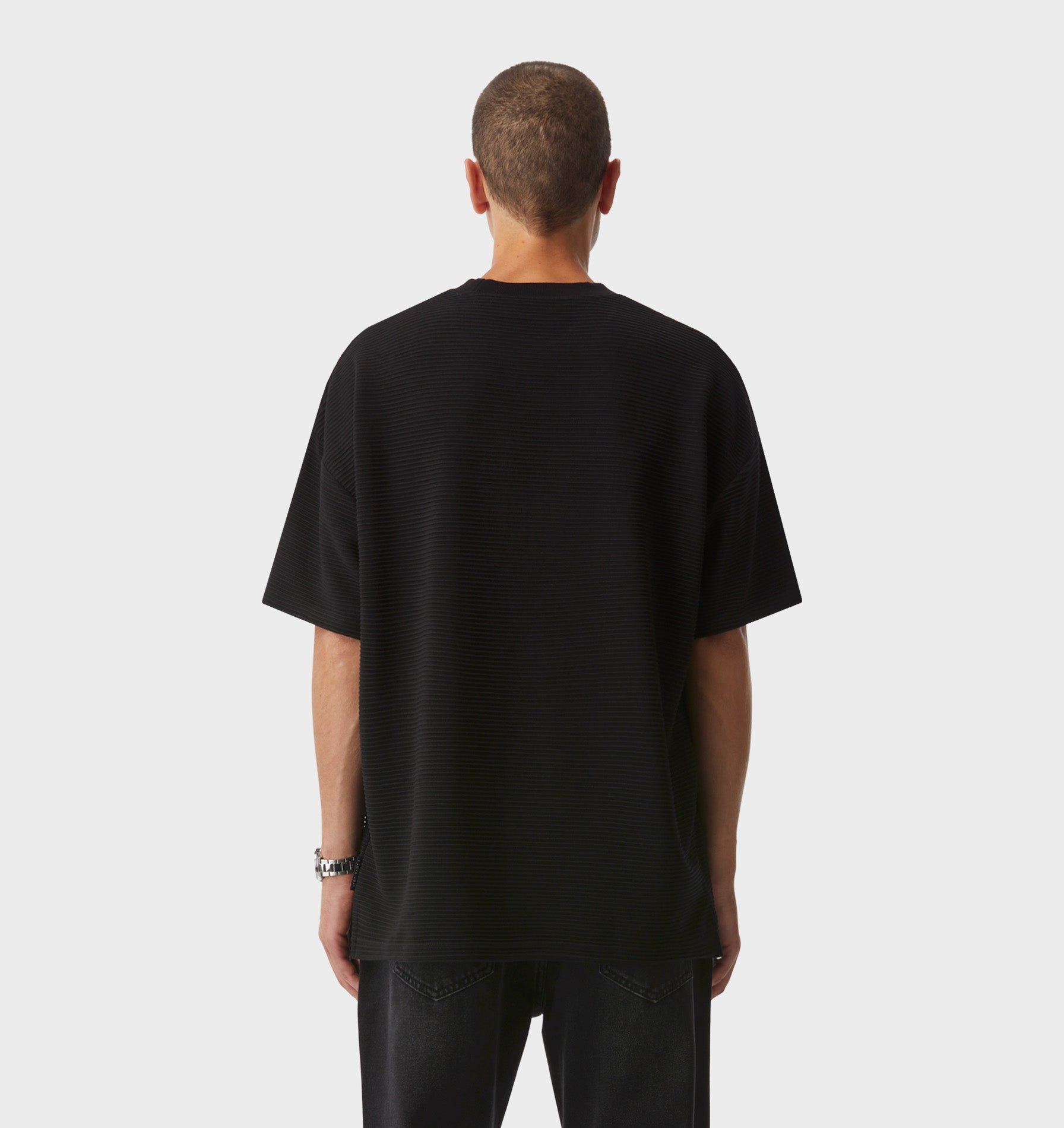 Corrugated Box Tee - Black