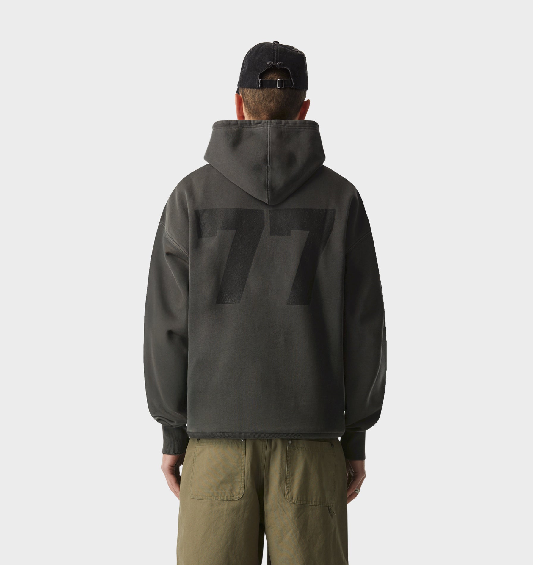 77 Box Hood 2.0 - Washed Black