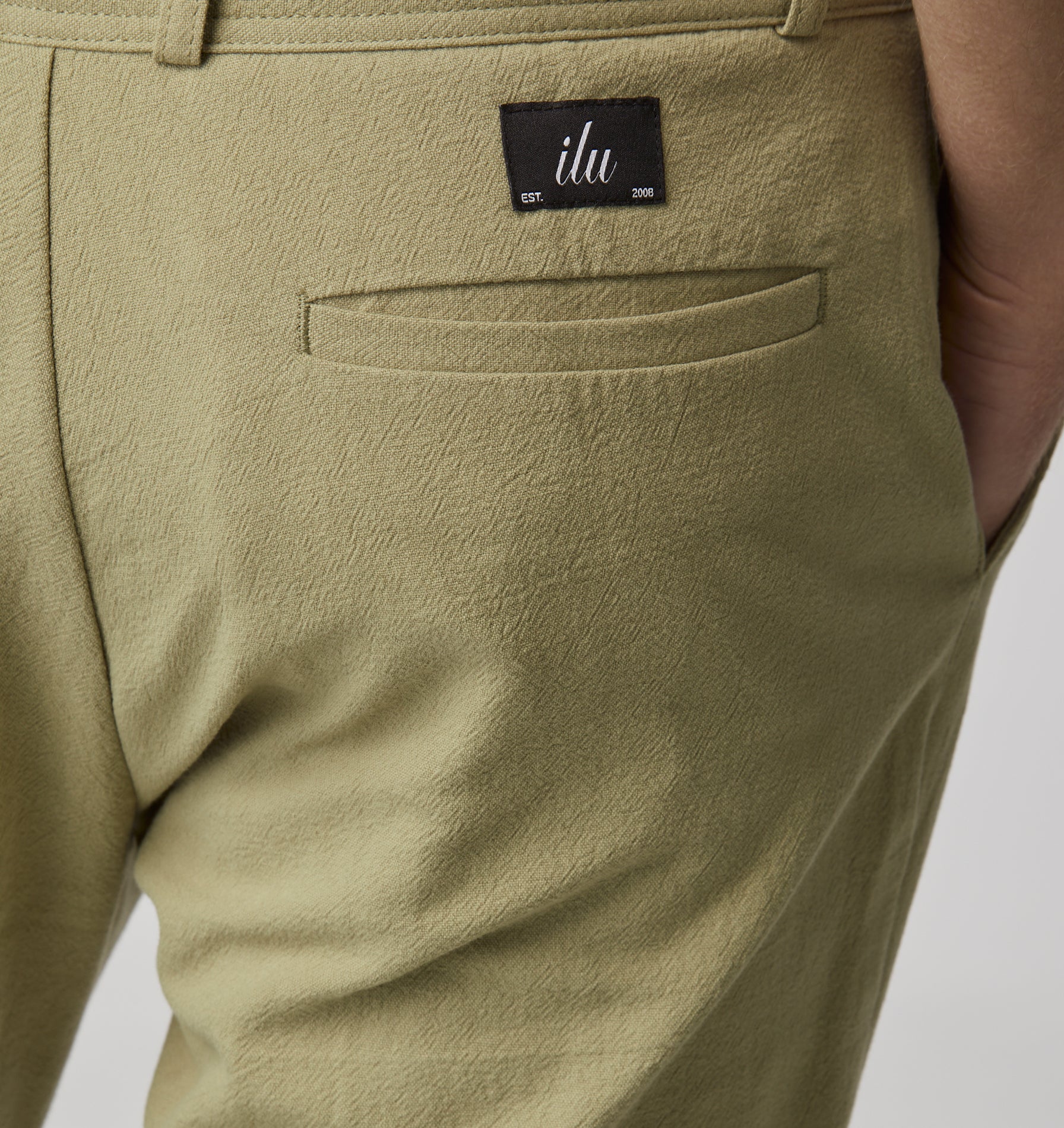 Linen Slim Kobe Pant - Regular - Sage