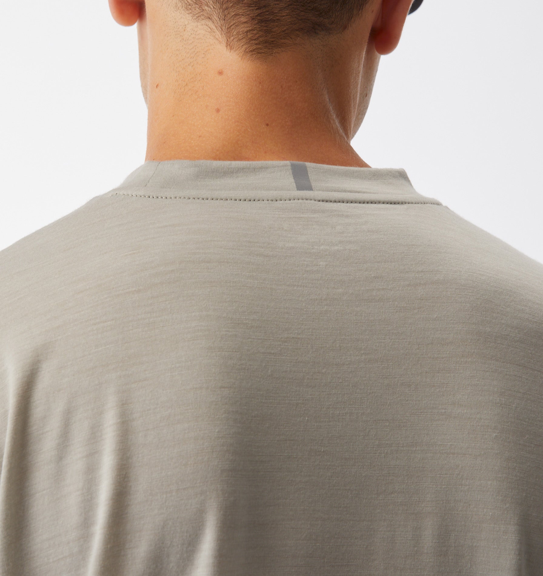Merino Active Box Tee - Taupe