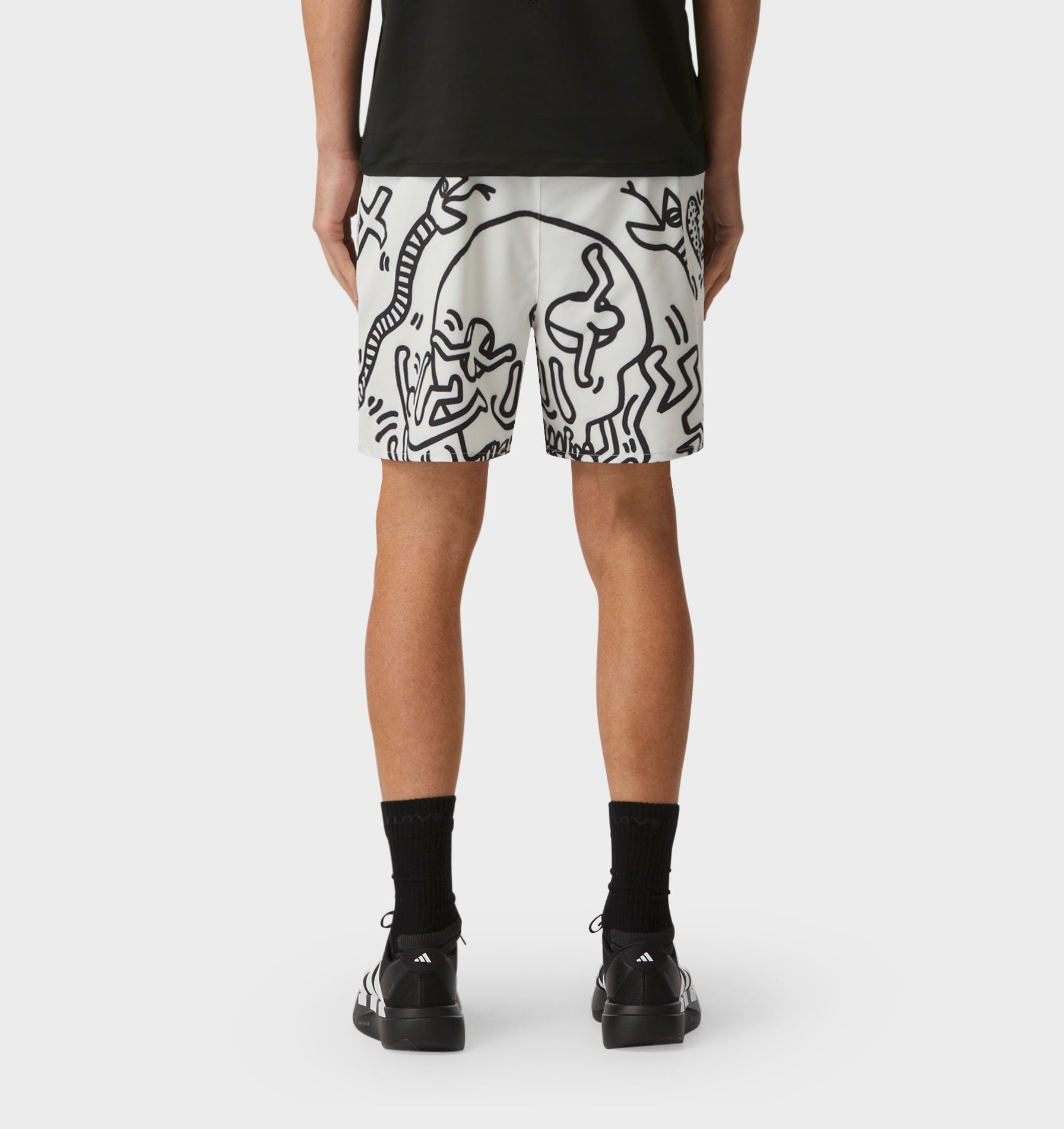 Keith Haring Chaos Active 5 Inch Short - Off White
