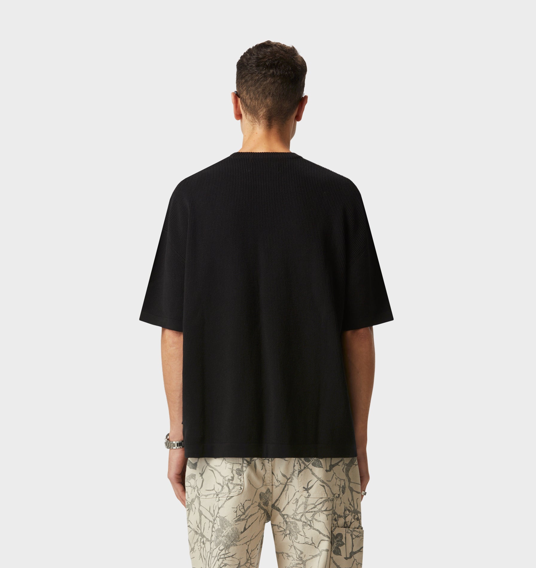 Knit Box Tee - Black