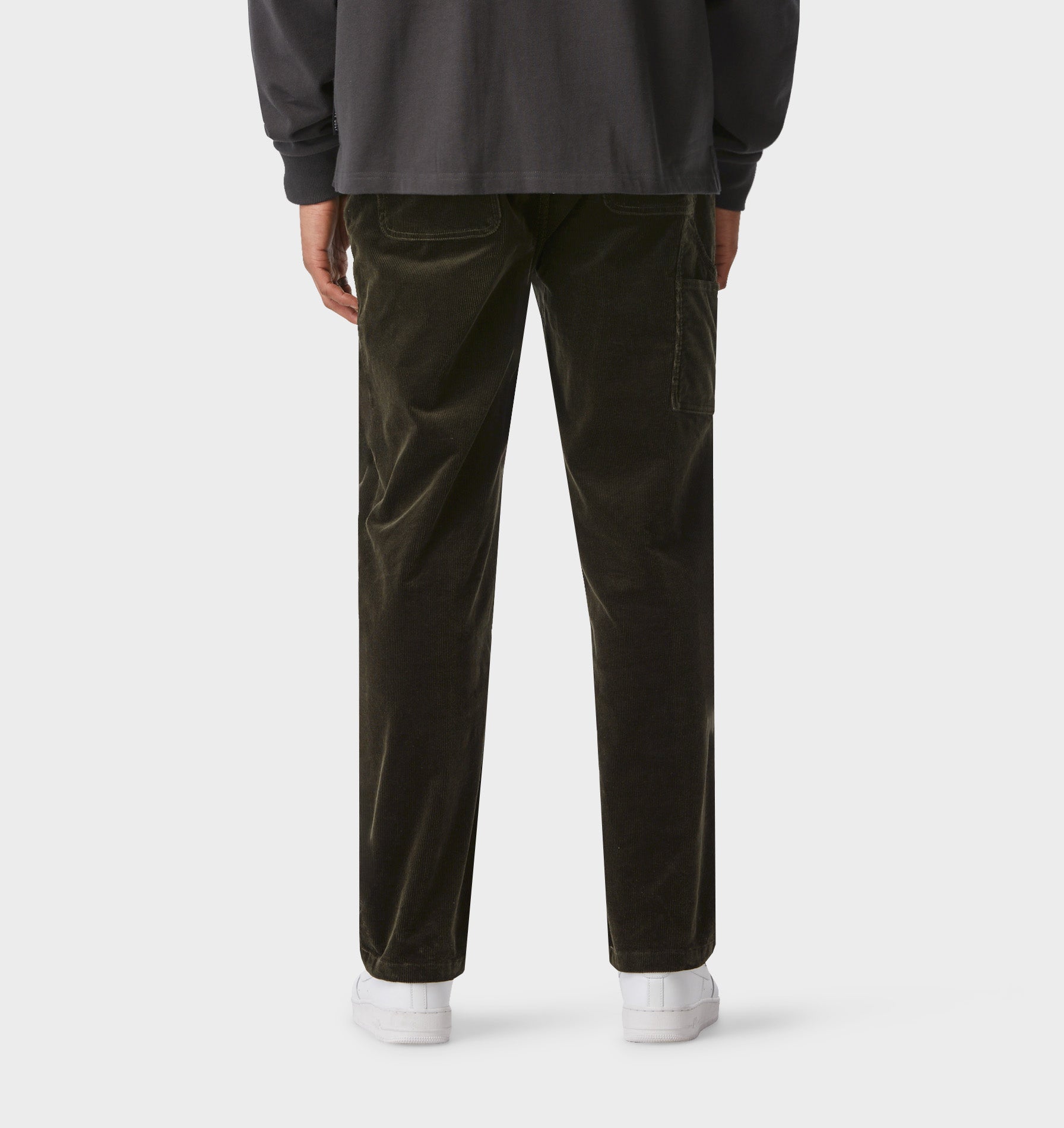 Cord Clean Carpenter Pant - Moss