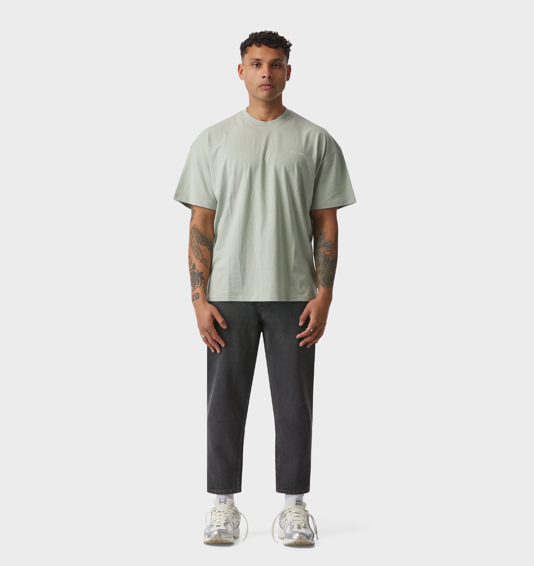 Cropped 90s Denim - Vintage Charcoal