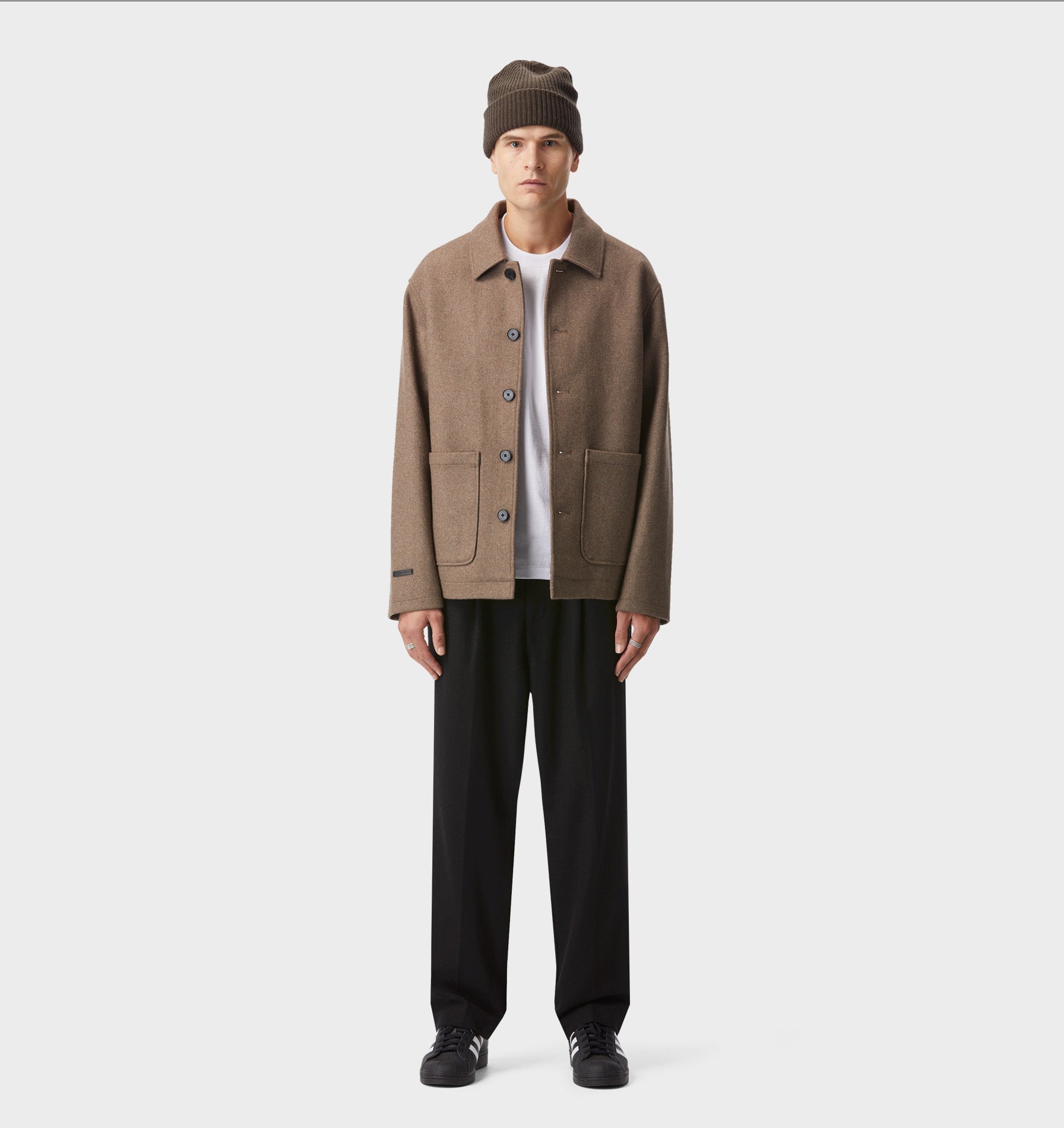 Winston Pant - Black Wool