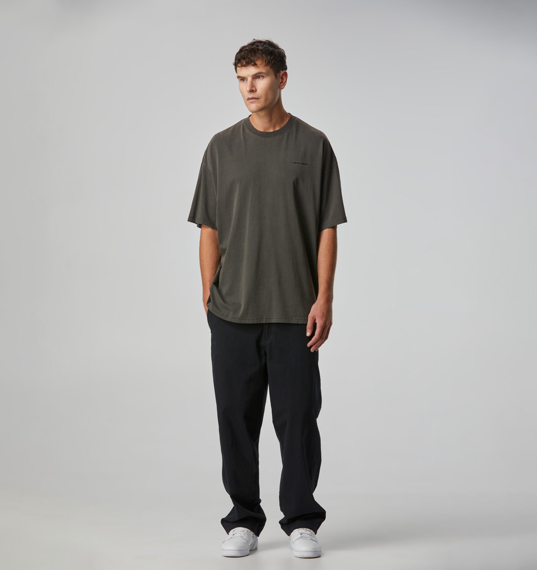 Box Tee - Washed Black