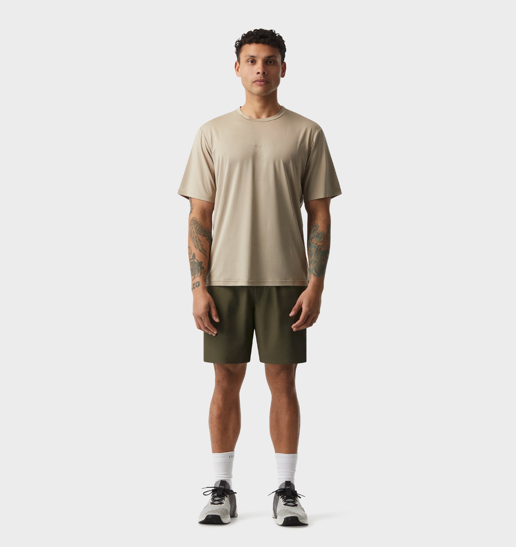 Active Classic Tee - Taupe