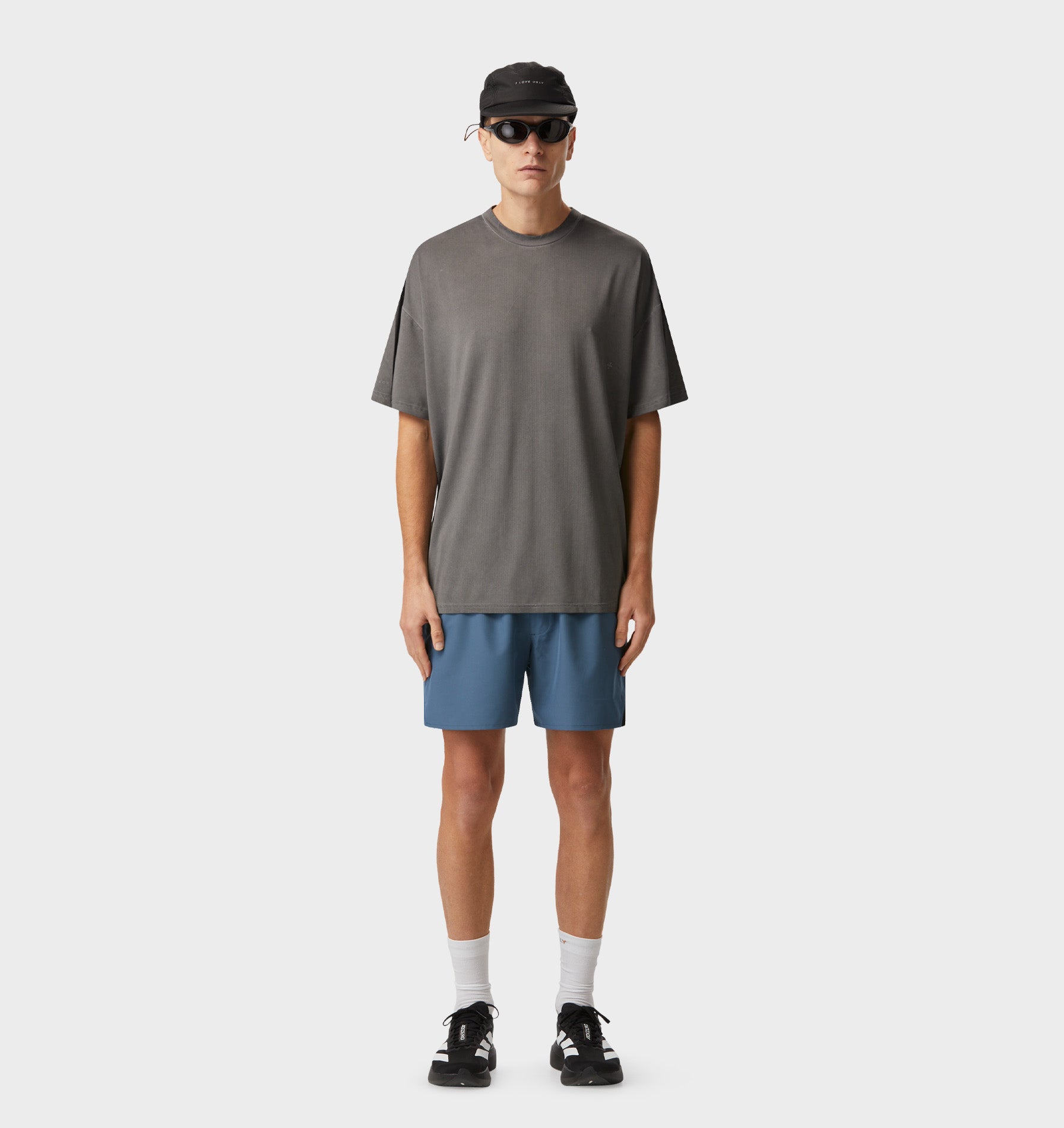 Active Box Tee - Washed Black