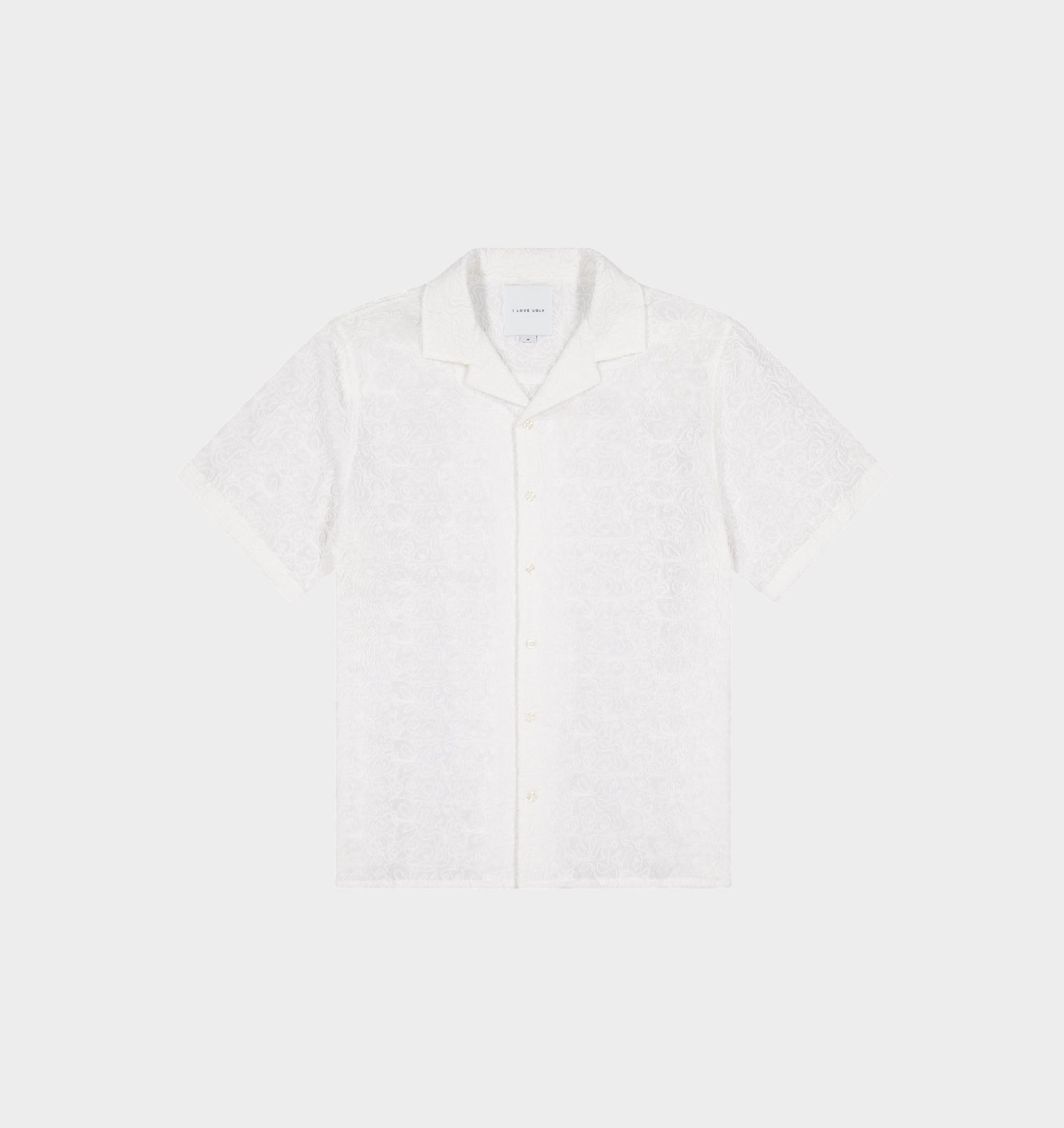 Box Cuban Collar Towel SS Shirt - Off White