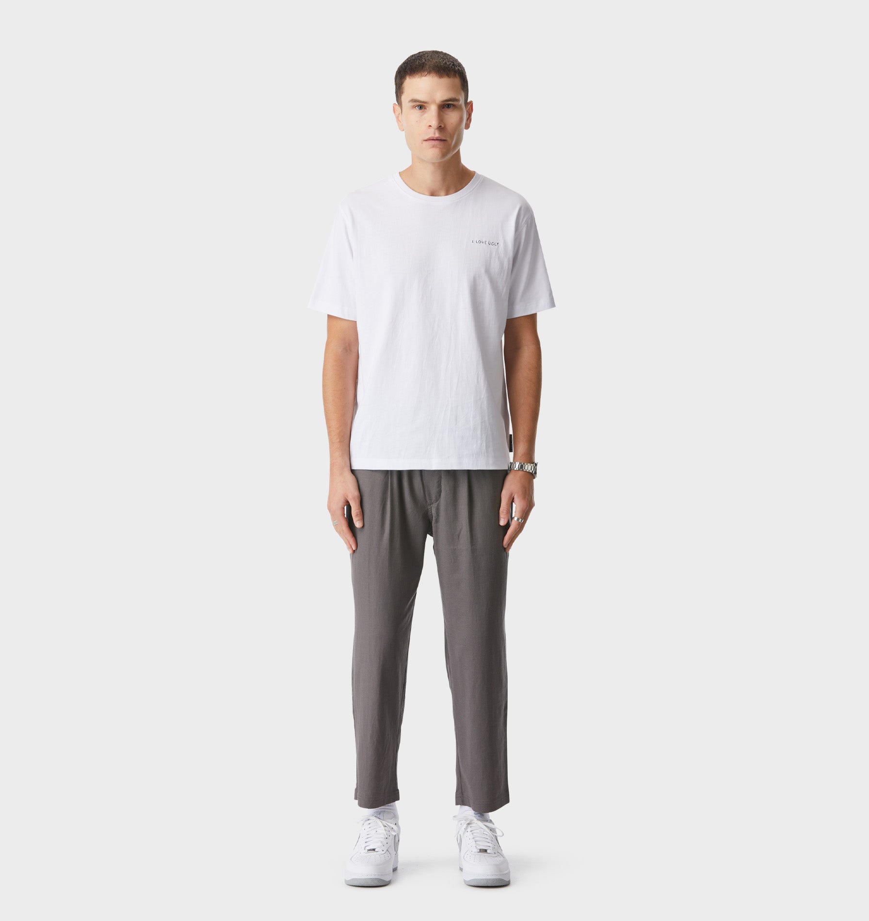 Chainstitch Jeremy Tee - White