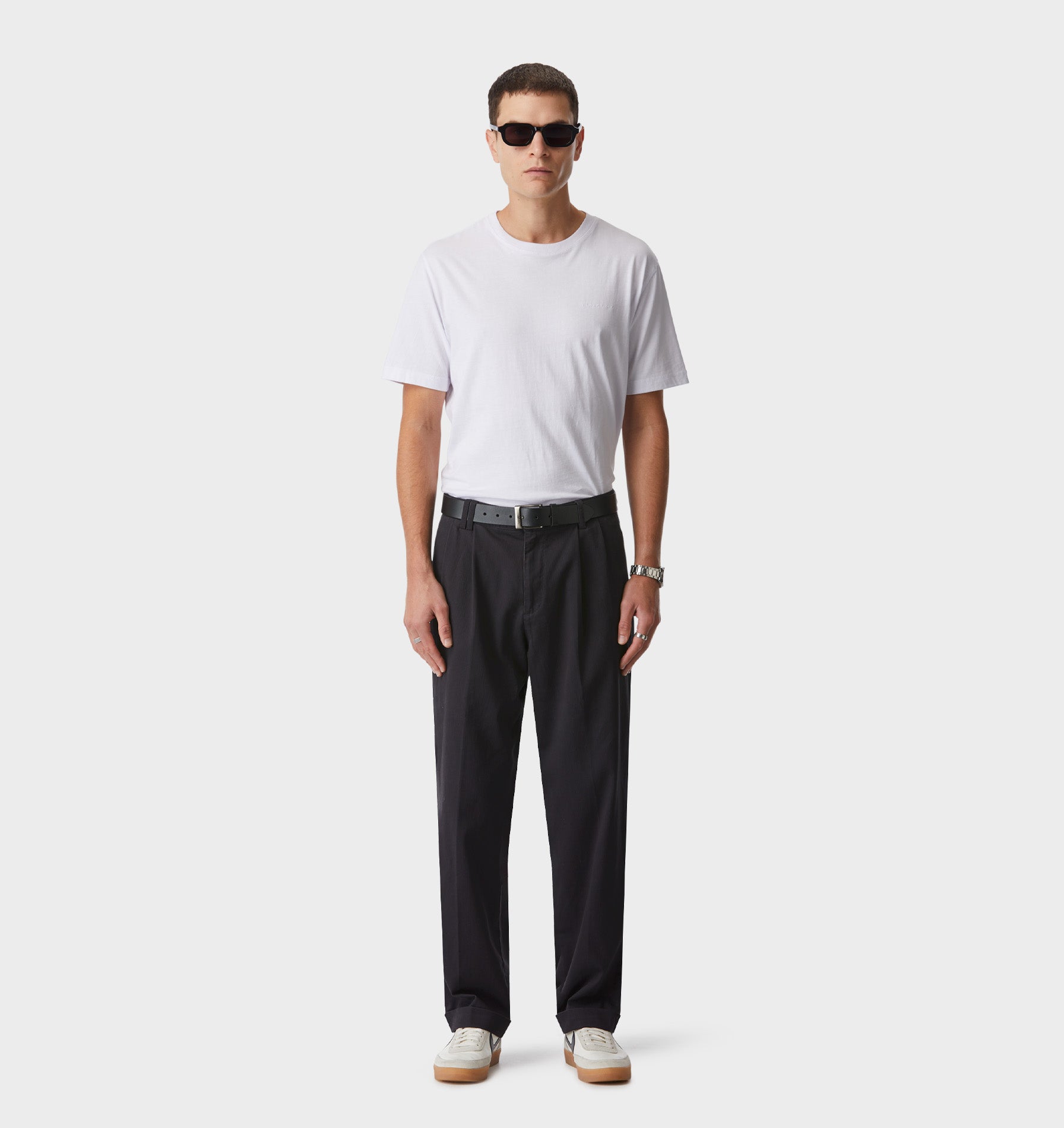 Noah Pleated Pant - Flint