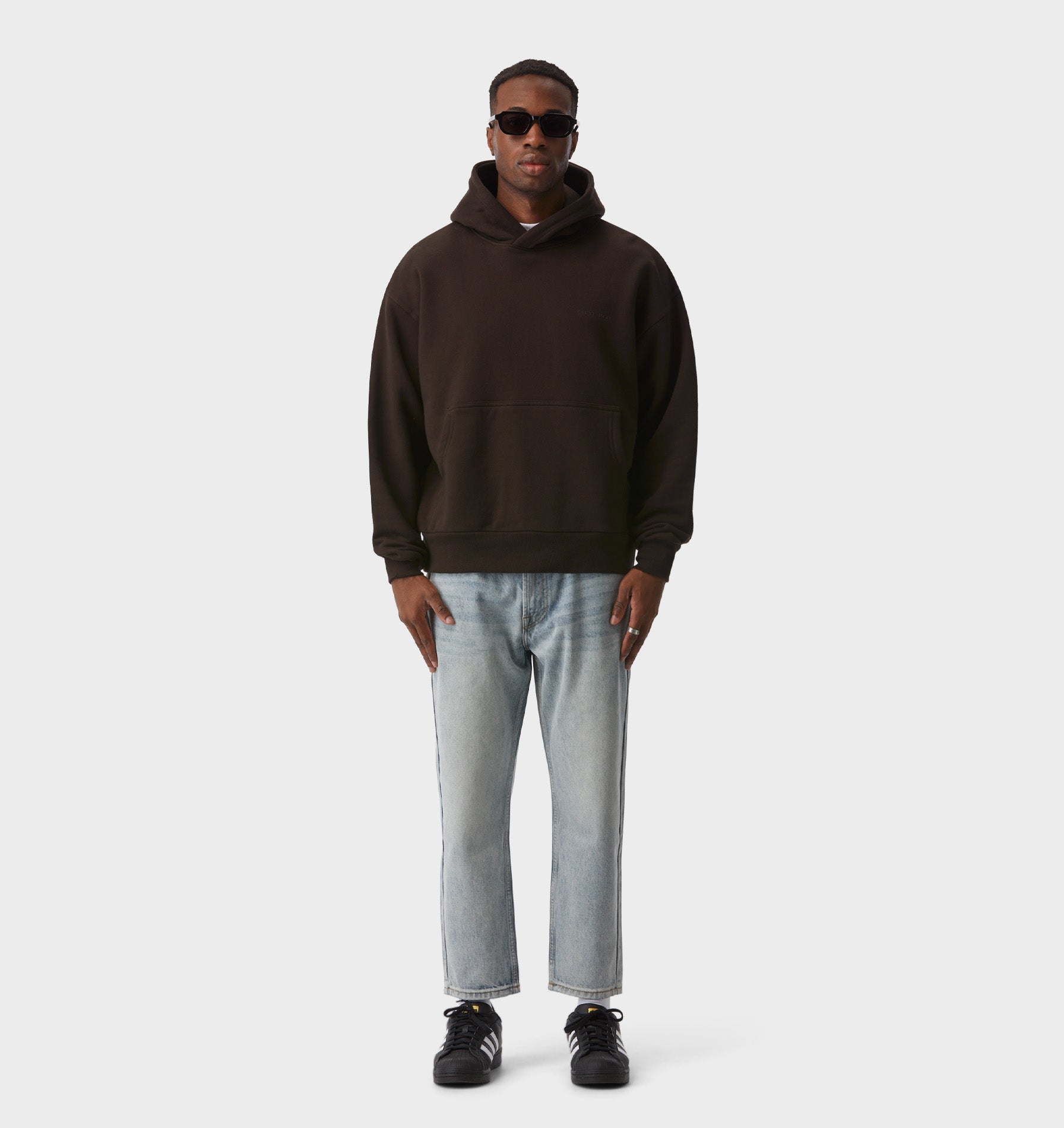 Enzo Cropped Hood - Coffee Bean