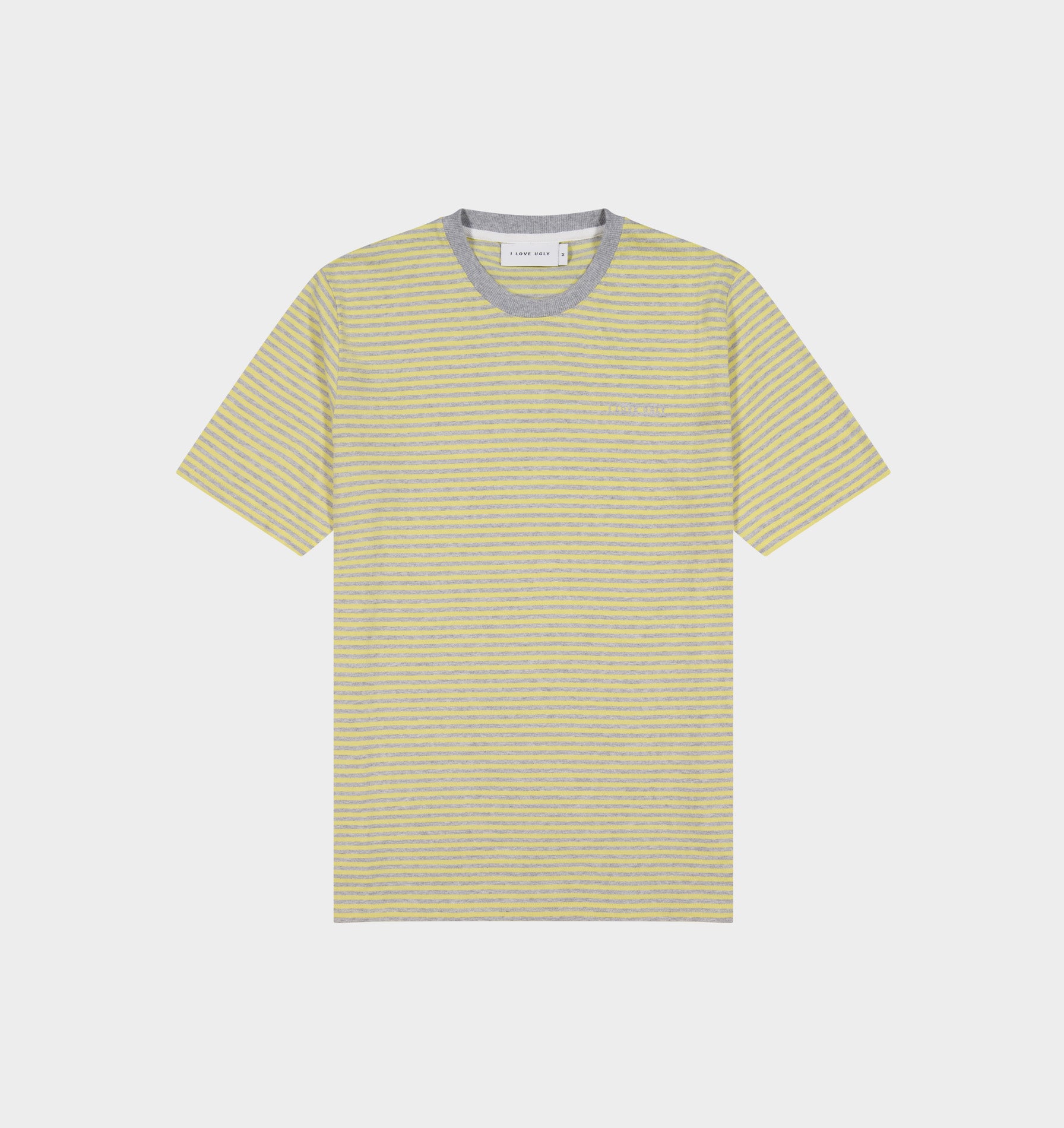 Stripe Chester Tee - Yellow/Grey
