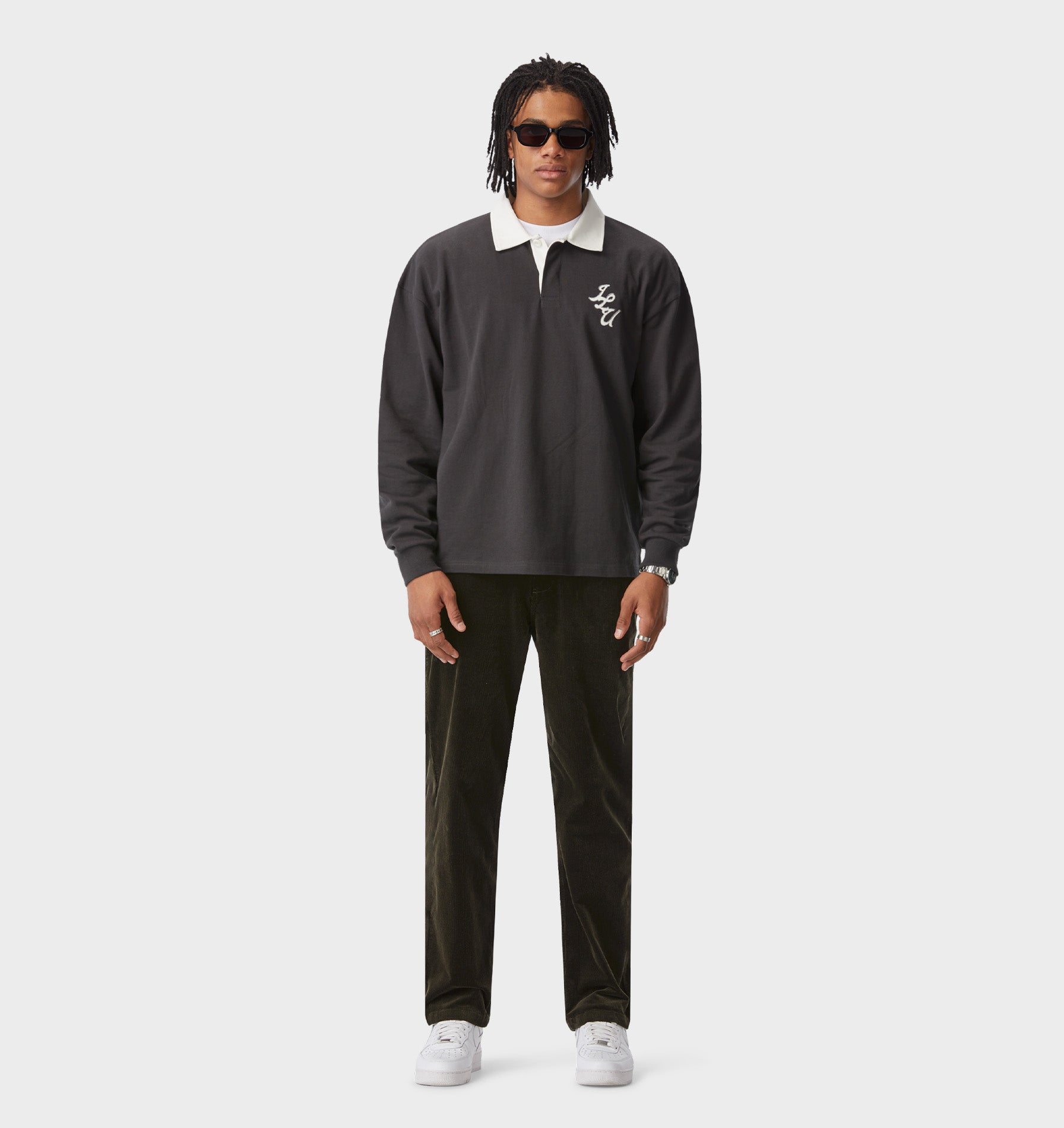 Cord Clean Carpenter Pant - Moss