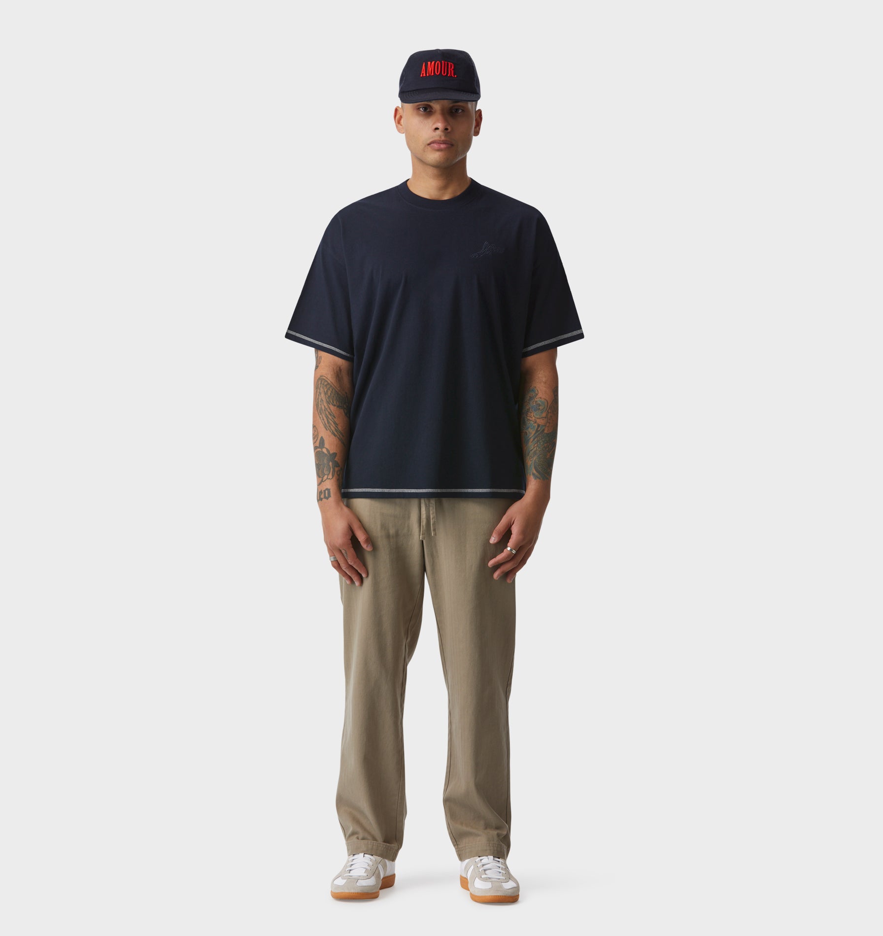 Quality Goods Box Tee 2.0 - Midnight Navy