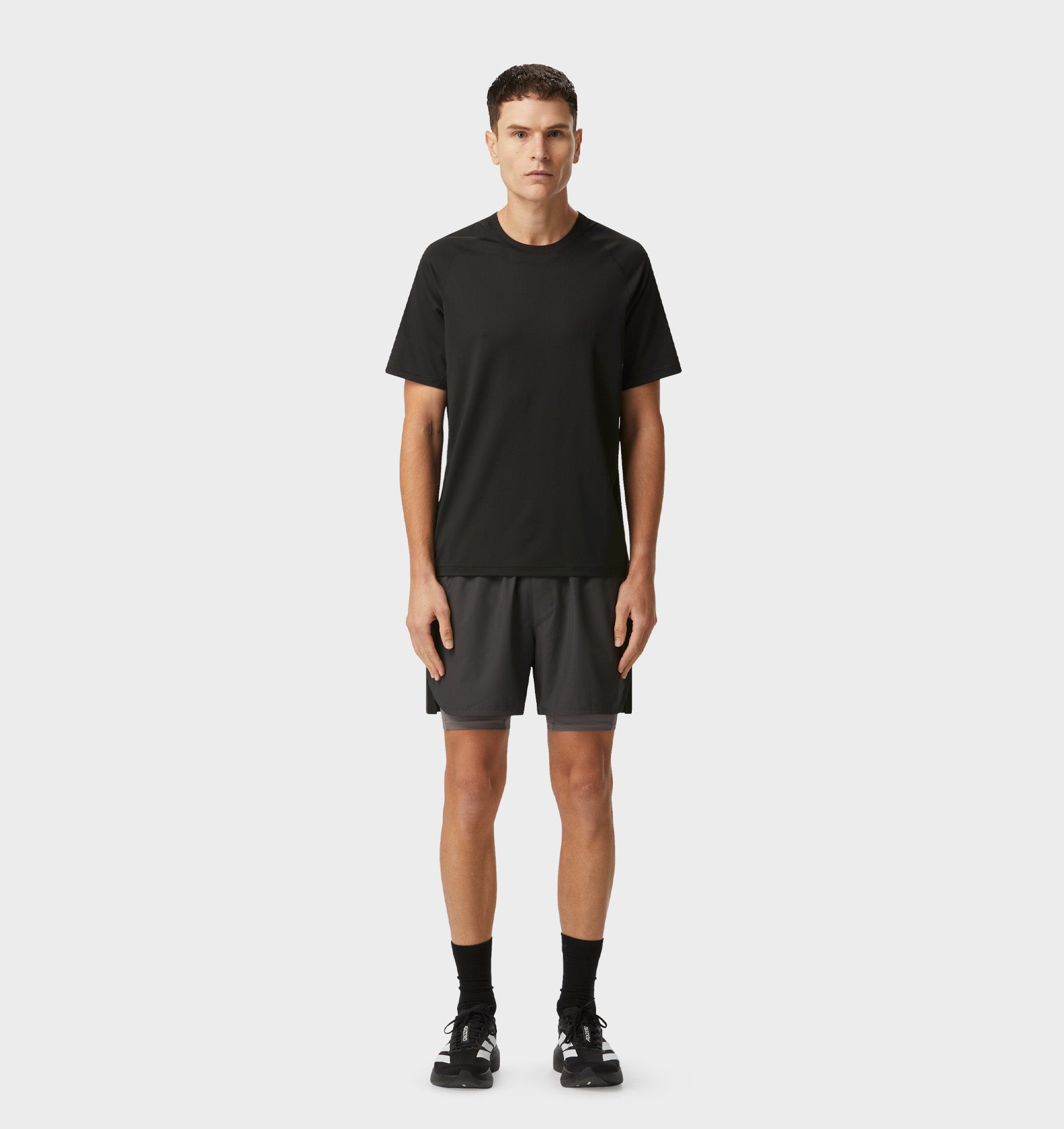 Active Raglan Tee - Black
