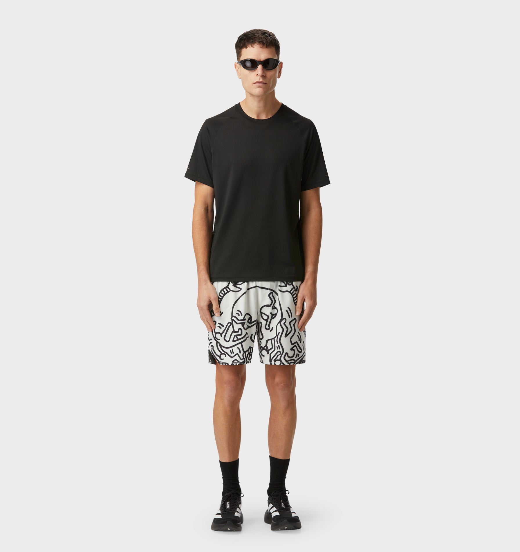 Keith Haring Chaos Active 5 Inch Short - Off White
