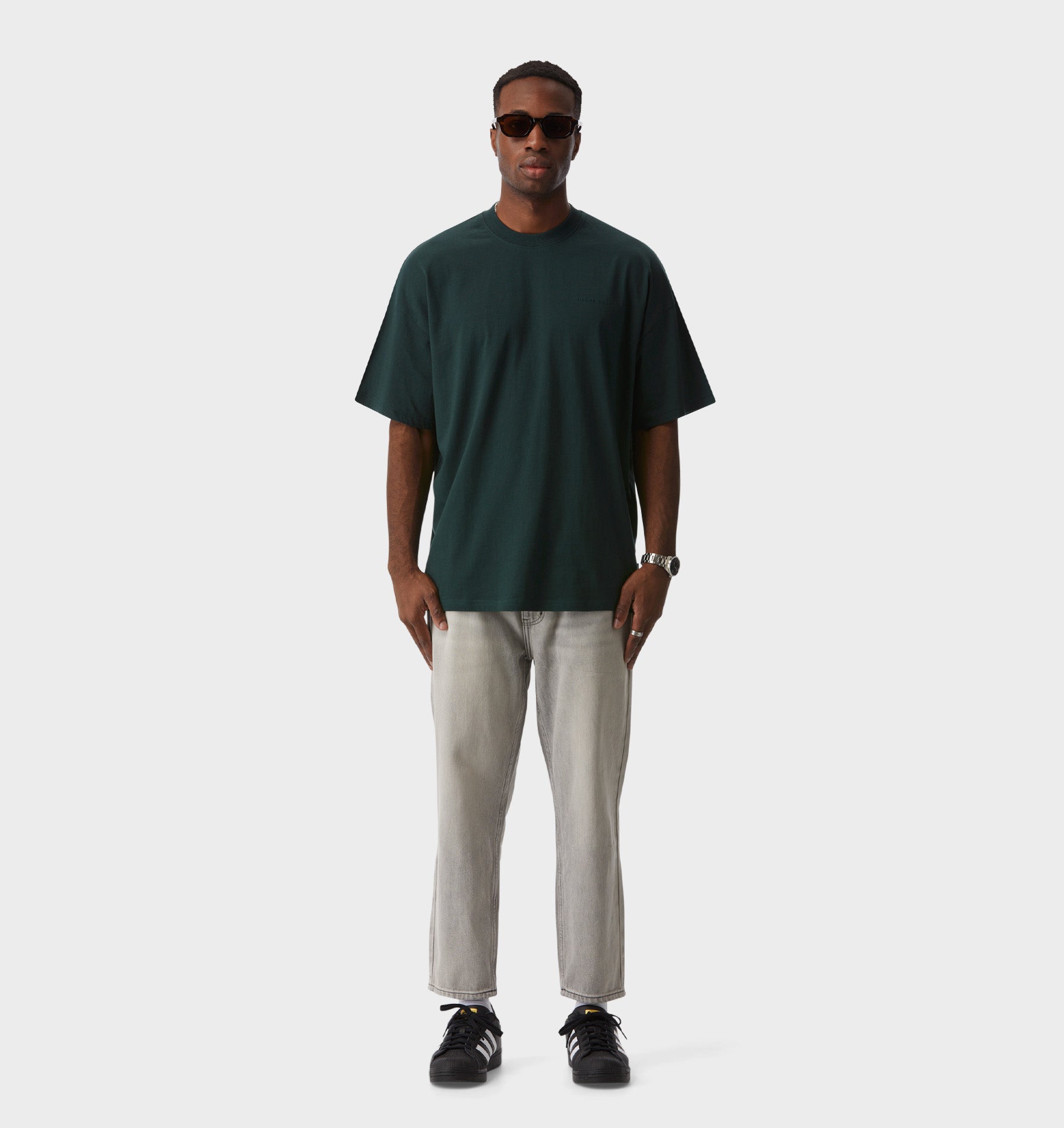 Box Tee - Dark Green