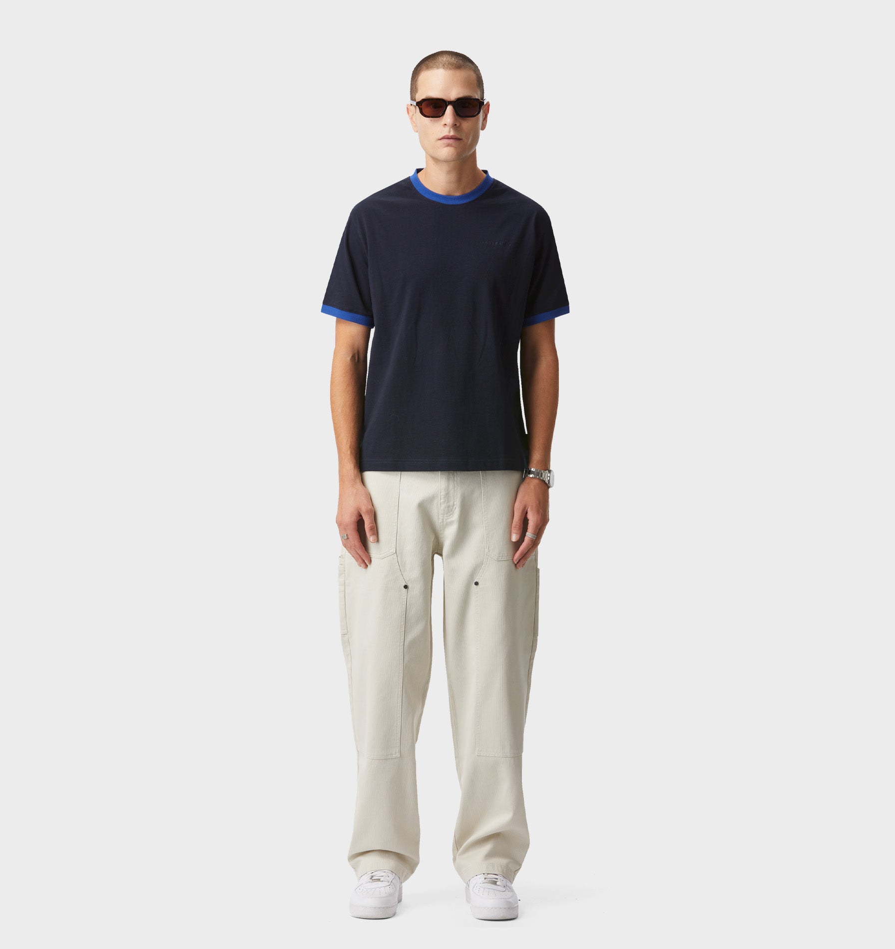 Jeremy Ringer Tee - Navy/Blue
