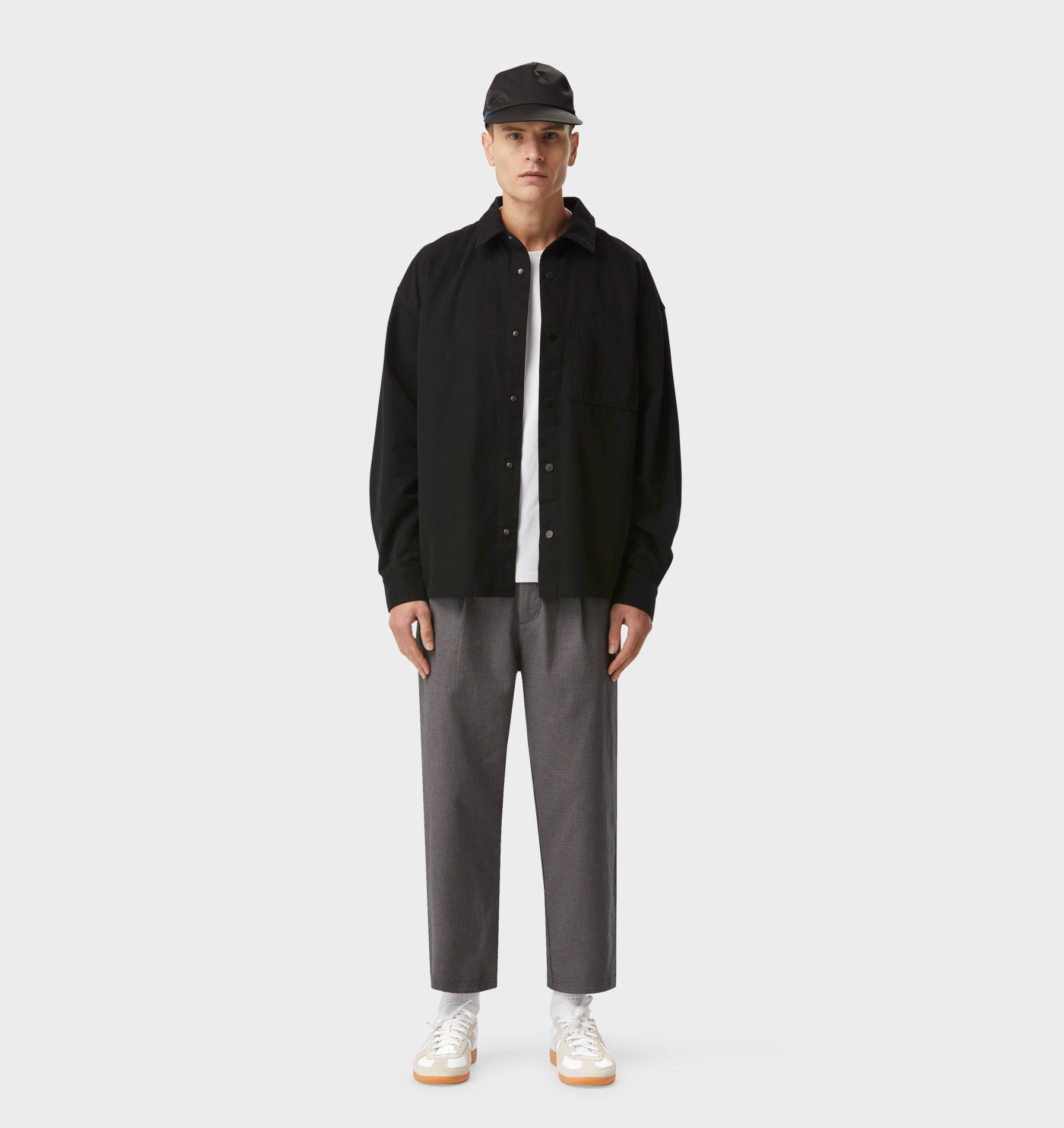 Kobe Pant - Grey Mini Check