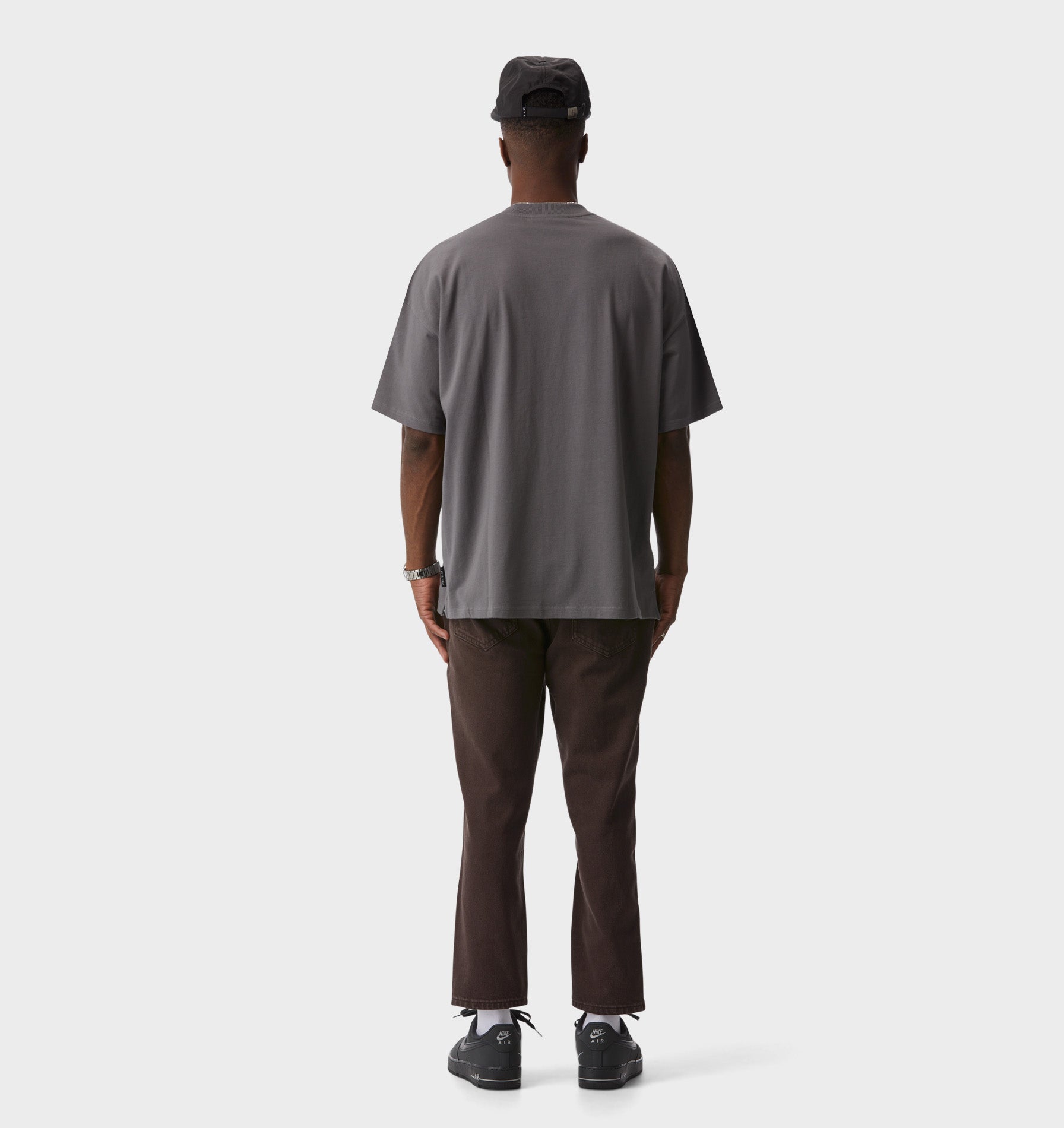 Box Tee - Cobblestone