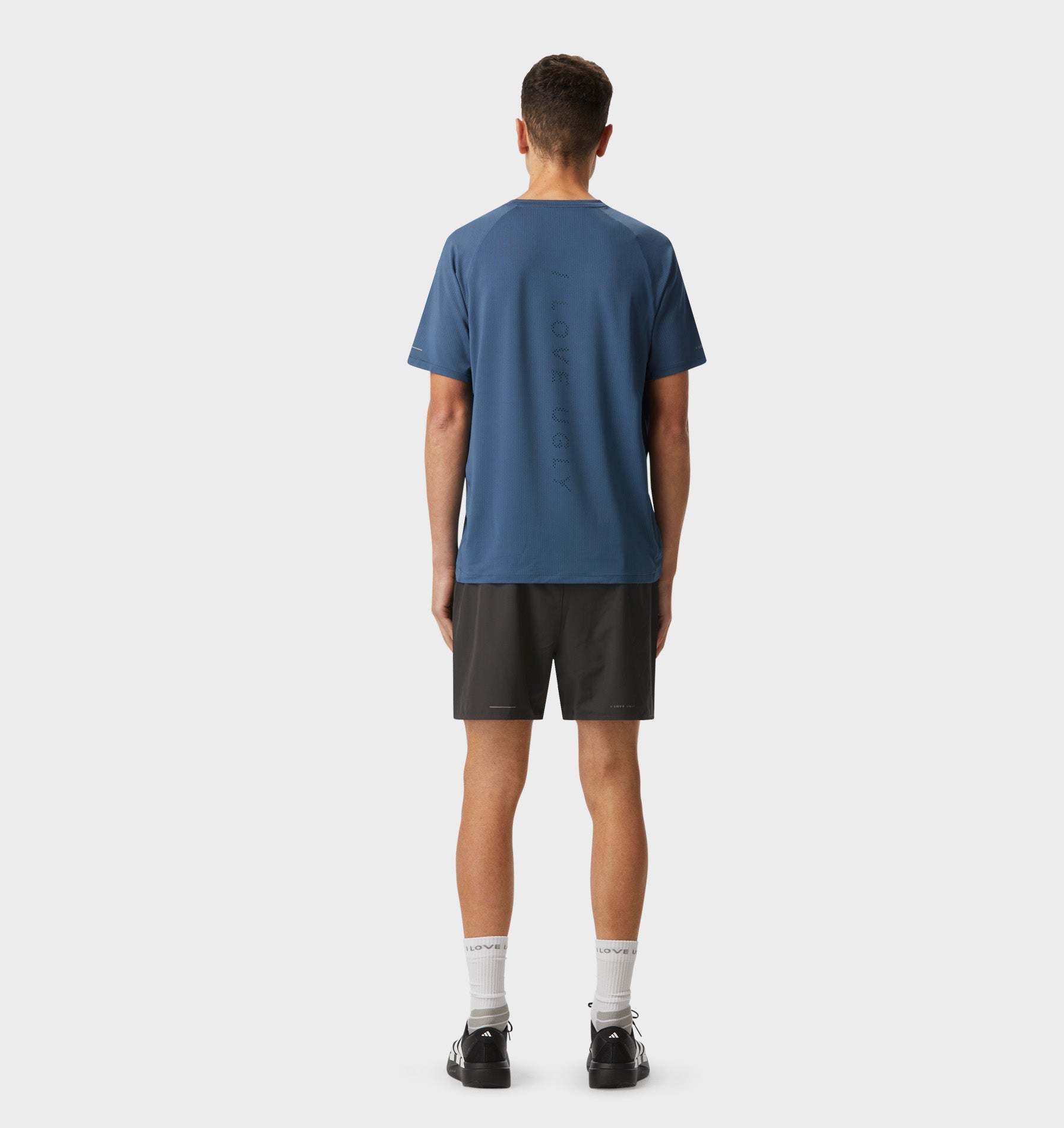Active Raglan Tee - Smokey Blue