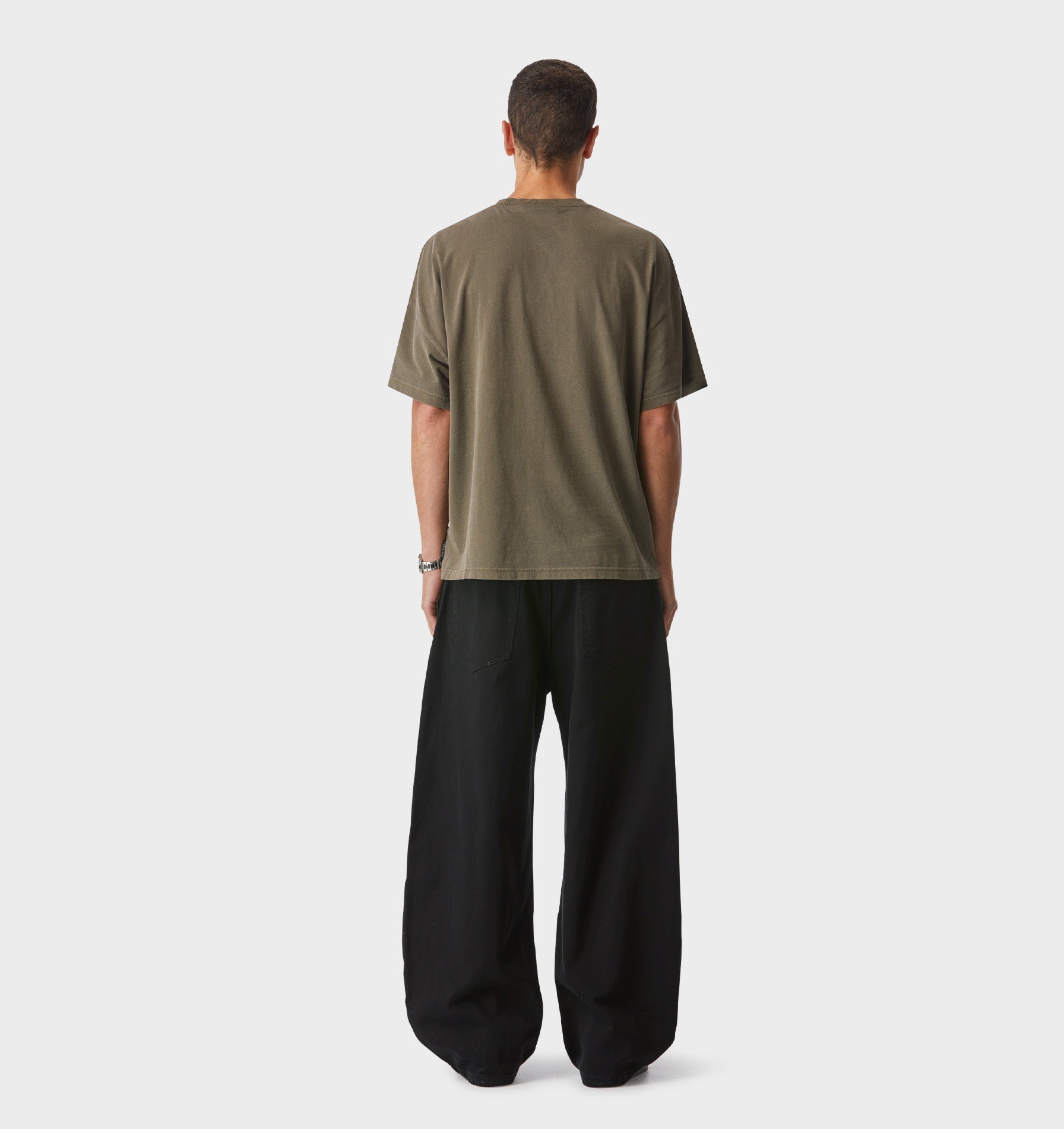 Organised Chaos Lewi Tee - Washed Mushroom