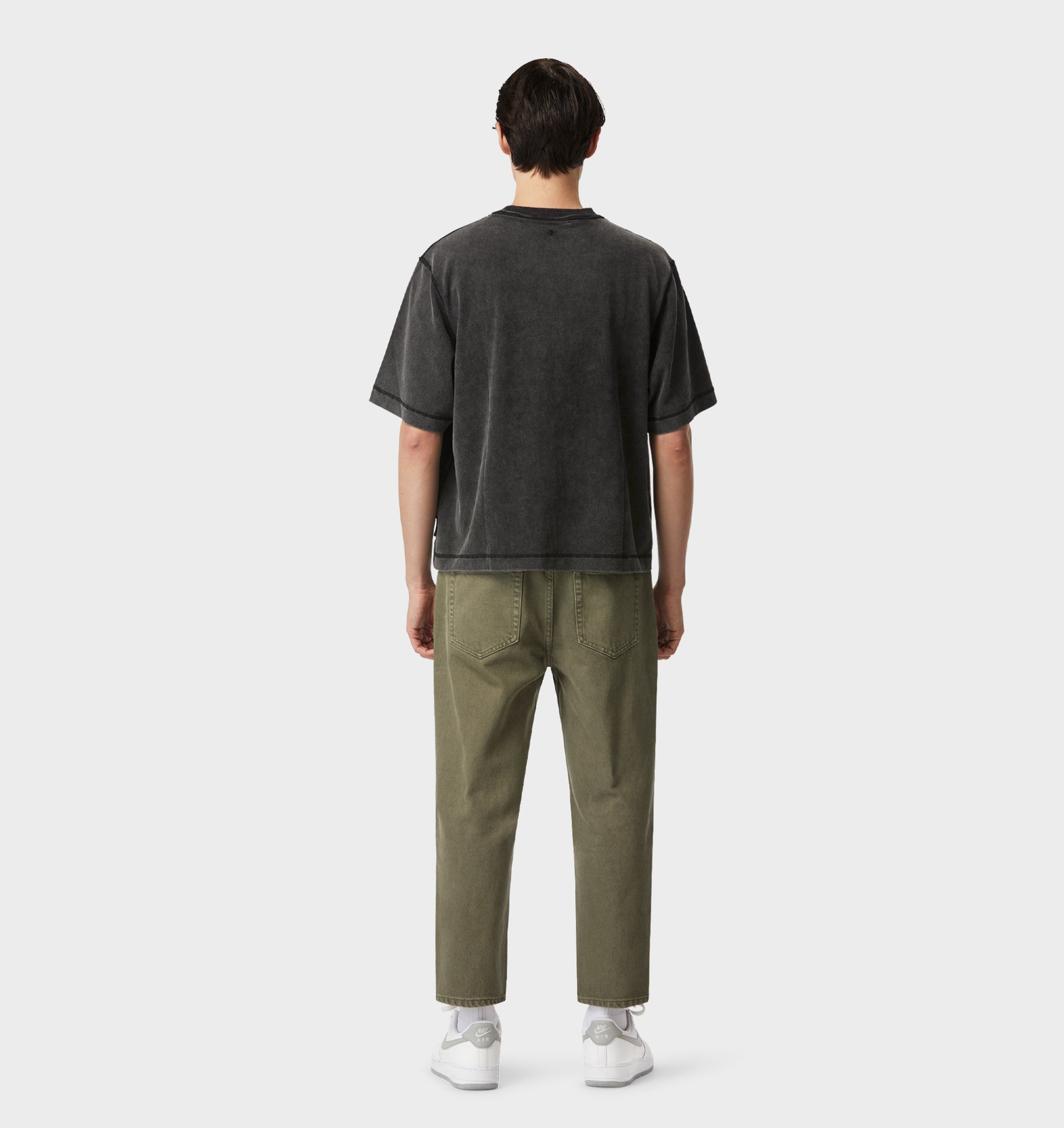 Cropped 90s Denim - Moss
