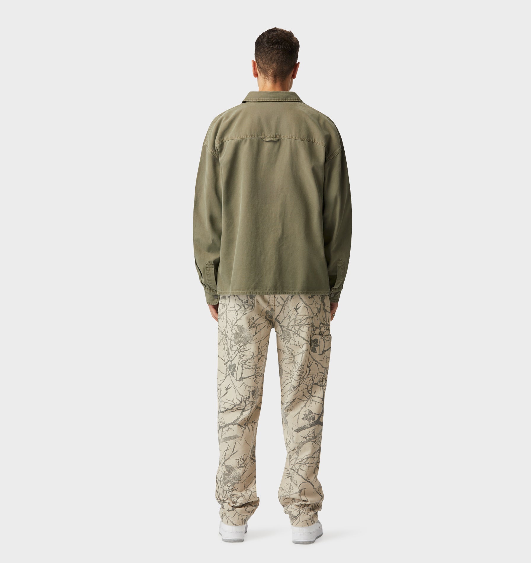 Canvas Overshirt - Washed Moss