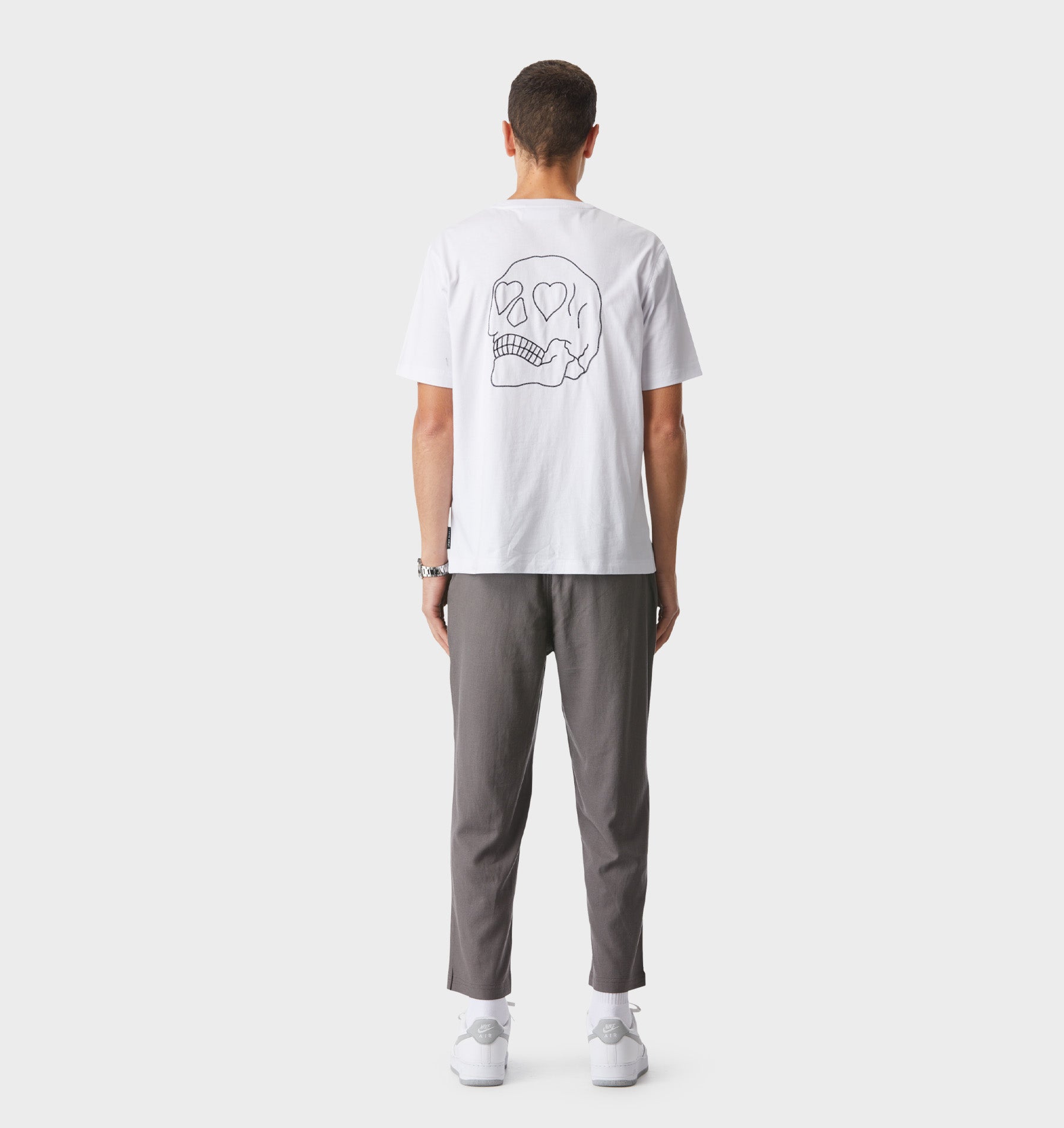 Chainstitch Jeremy Tee - White