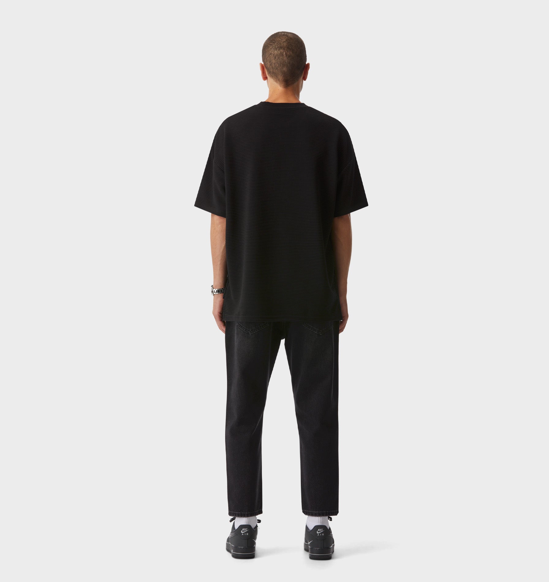 Corrugated Box Tee - Black
