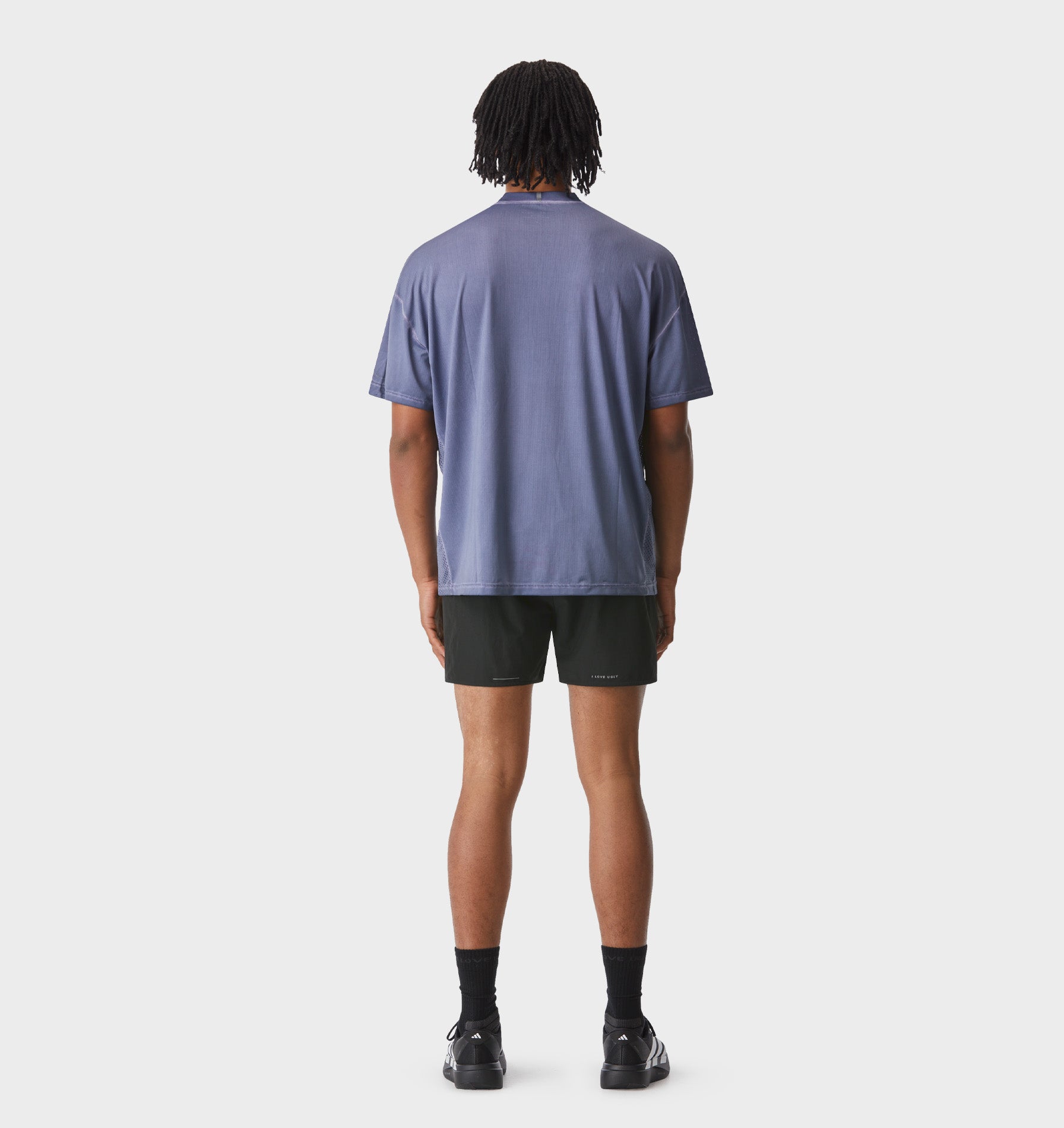 Active Box Tee - Washed Light Blue