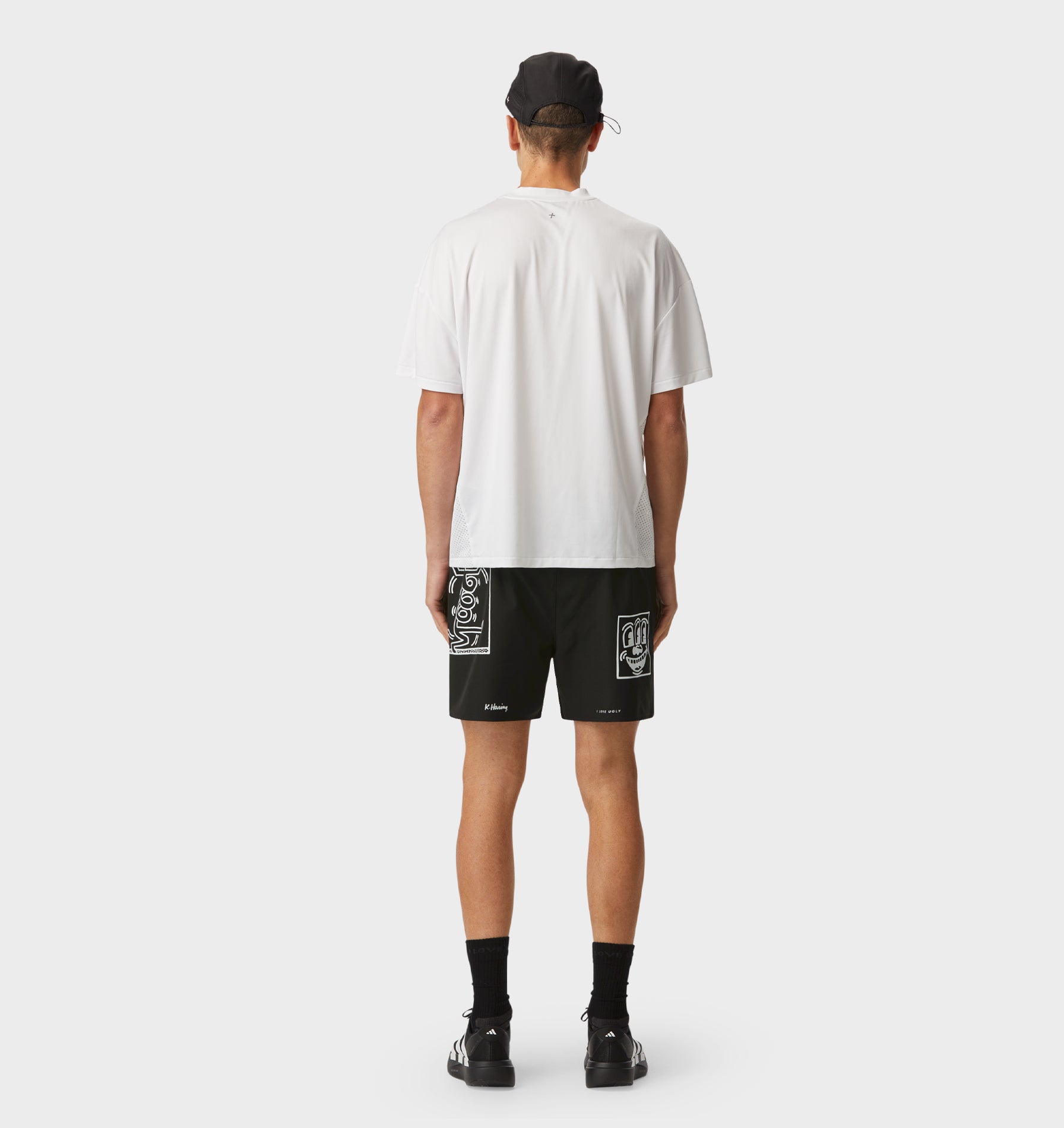 Keith Haring Whatever Active 5 Inch Short - Black