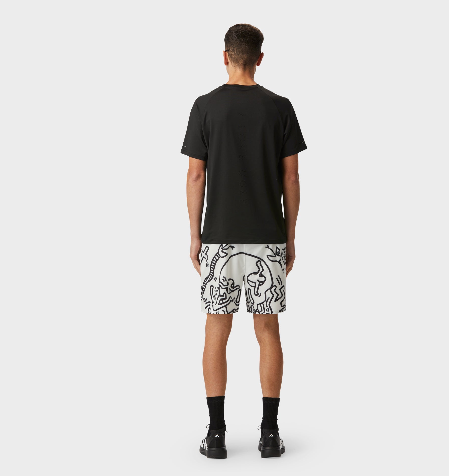 Keith Haring Chaos Active 5 Inch Short - Off White