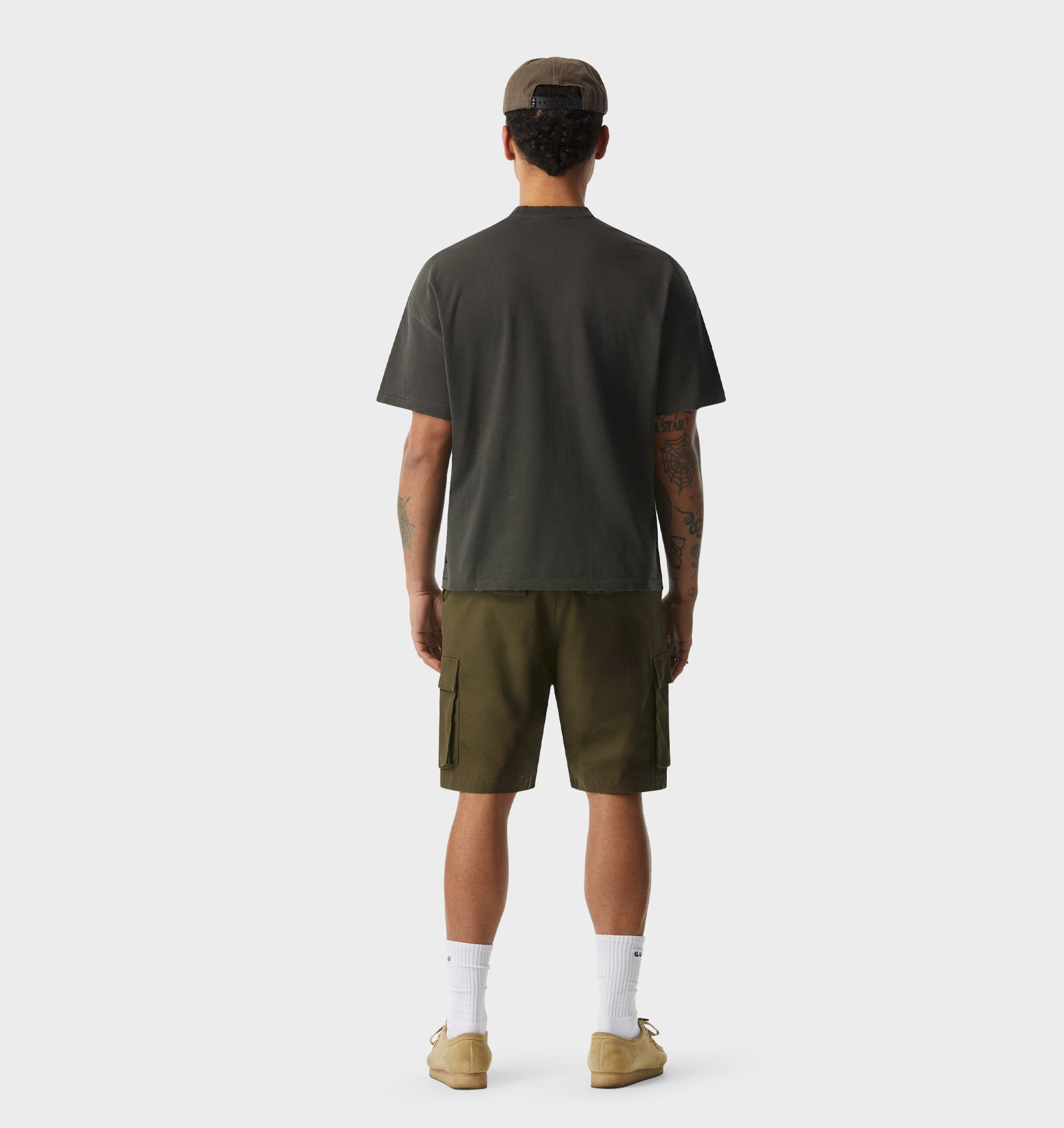 77 Lewi Tee - Washed Black