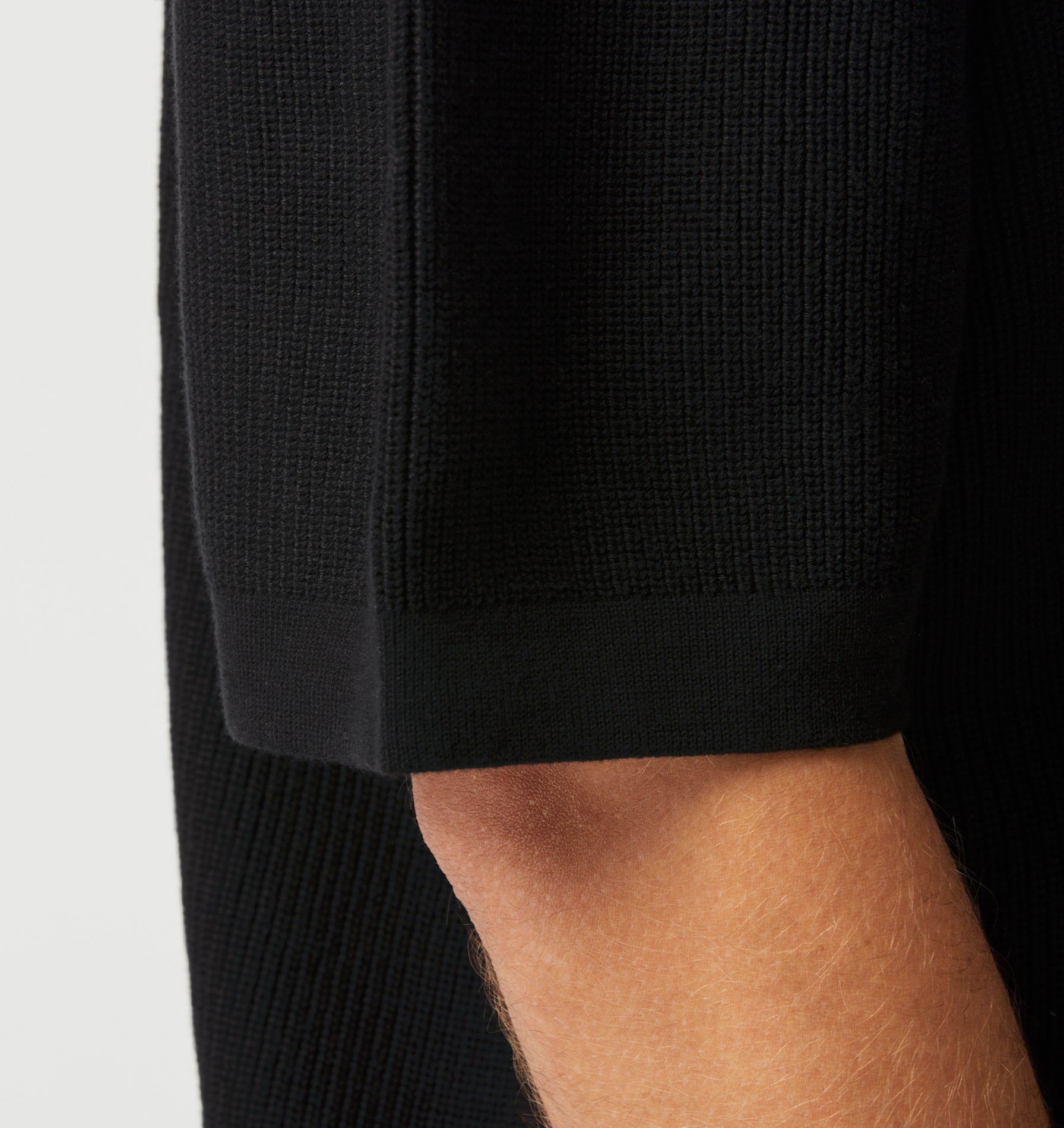 Knit Box Tee - Black