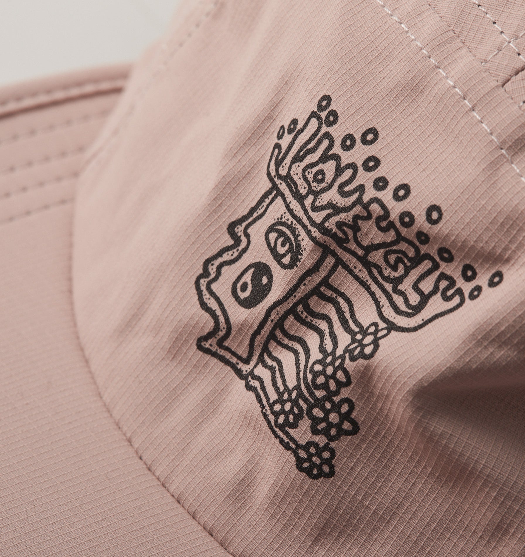 RebelYuth X ILU Active 5 Panel Cap - Smokey Pink