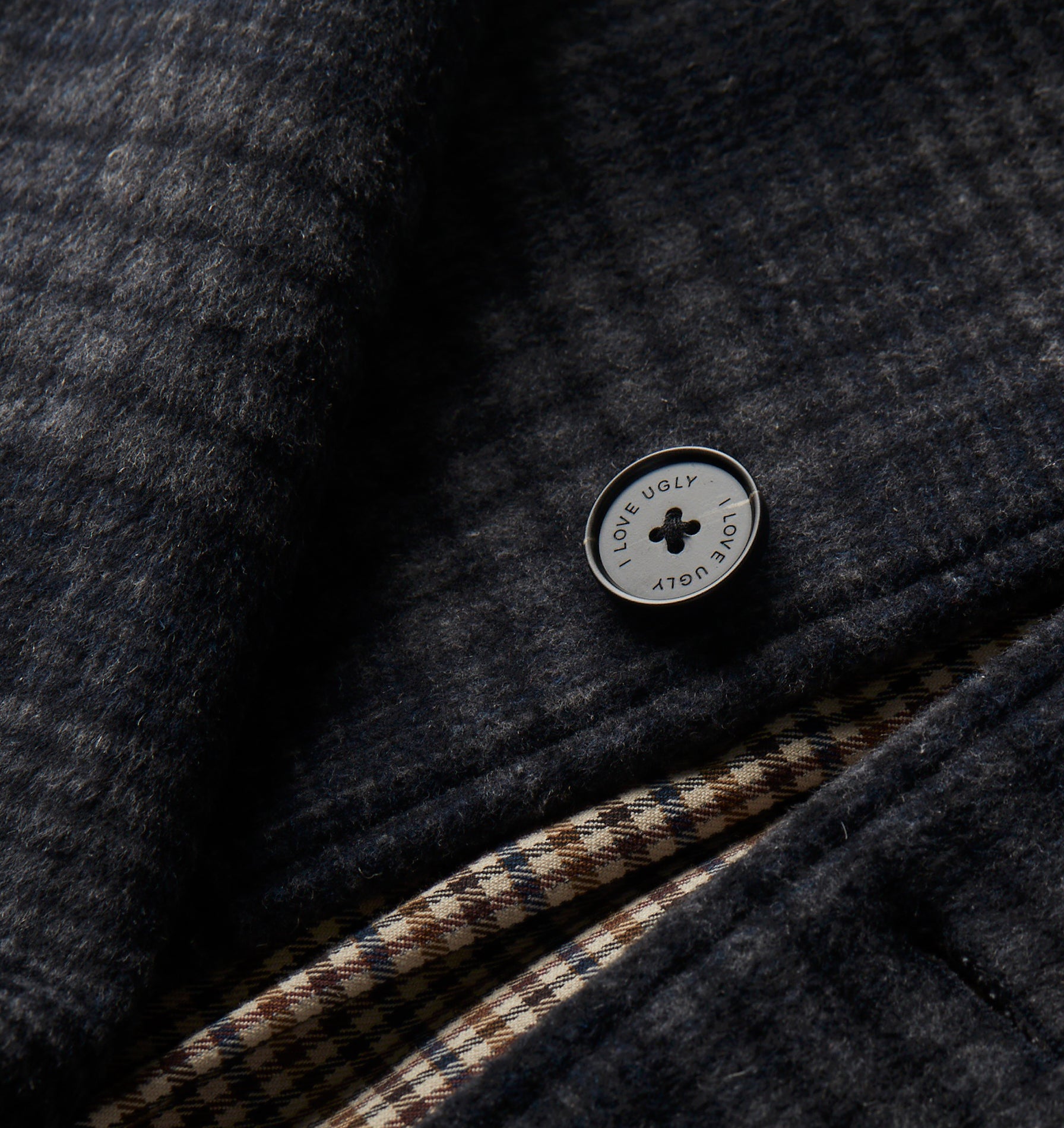 Carson Wool Jacket - Navy Check