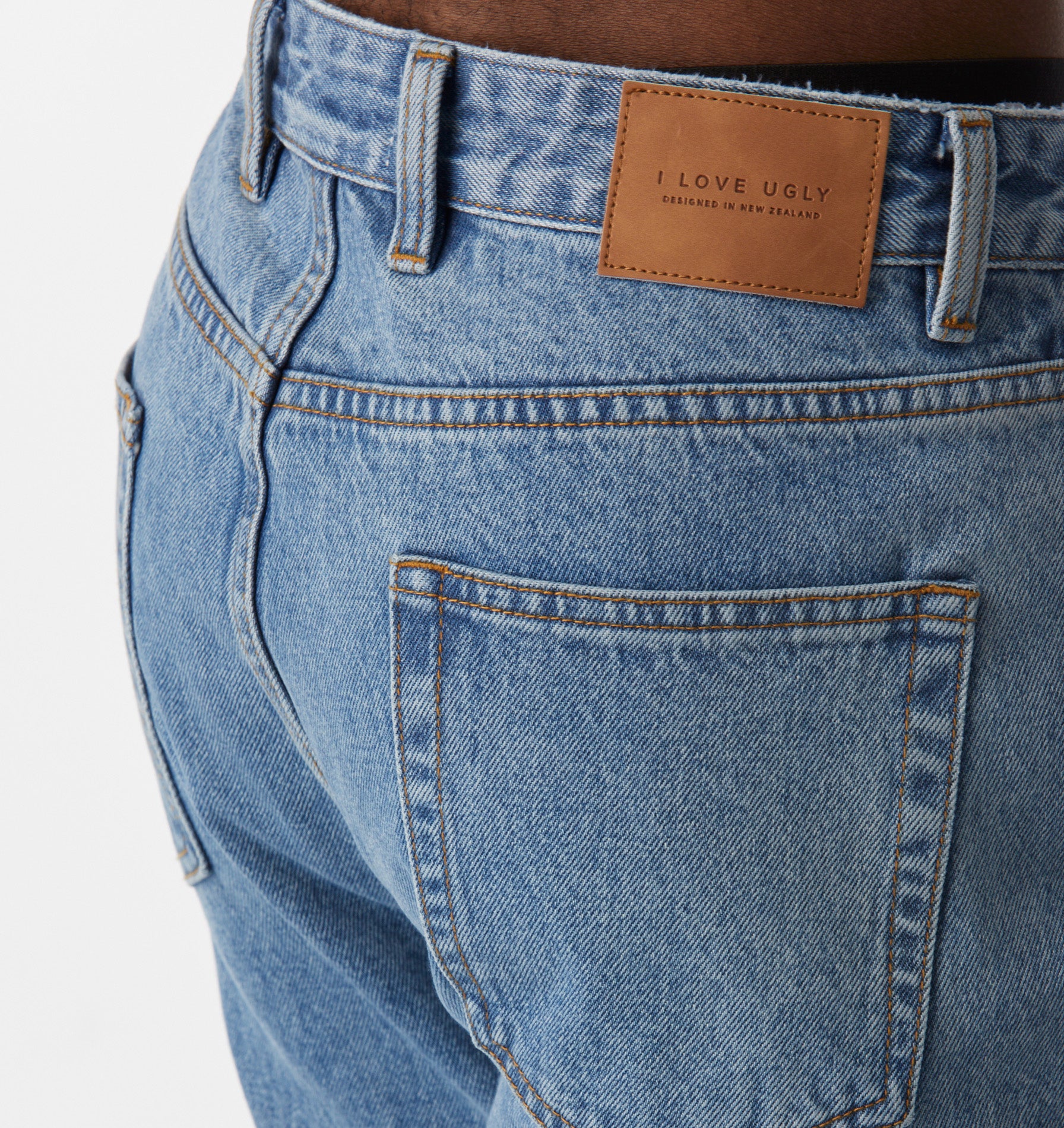 Cropped 90s Denim - Washed Vintage Blue