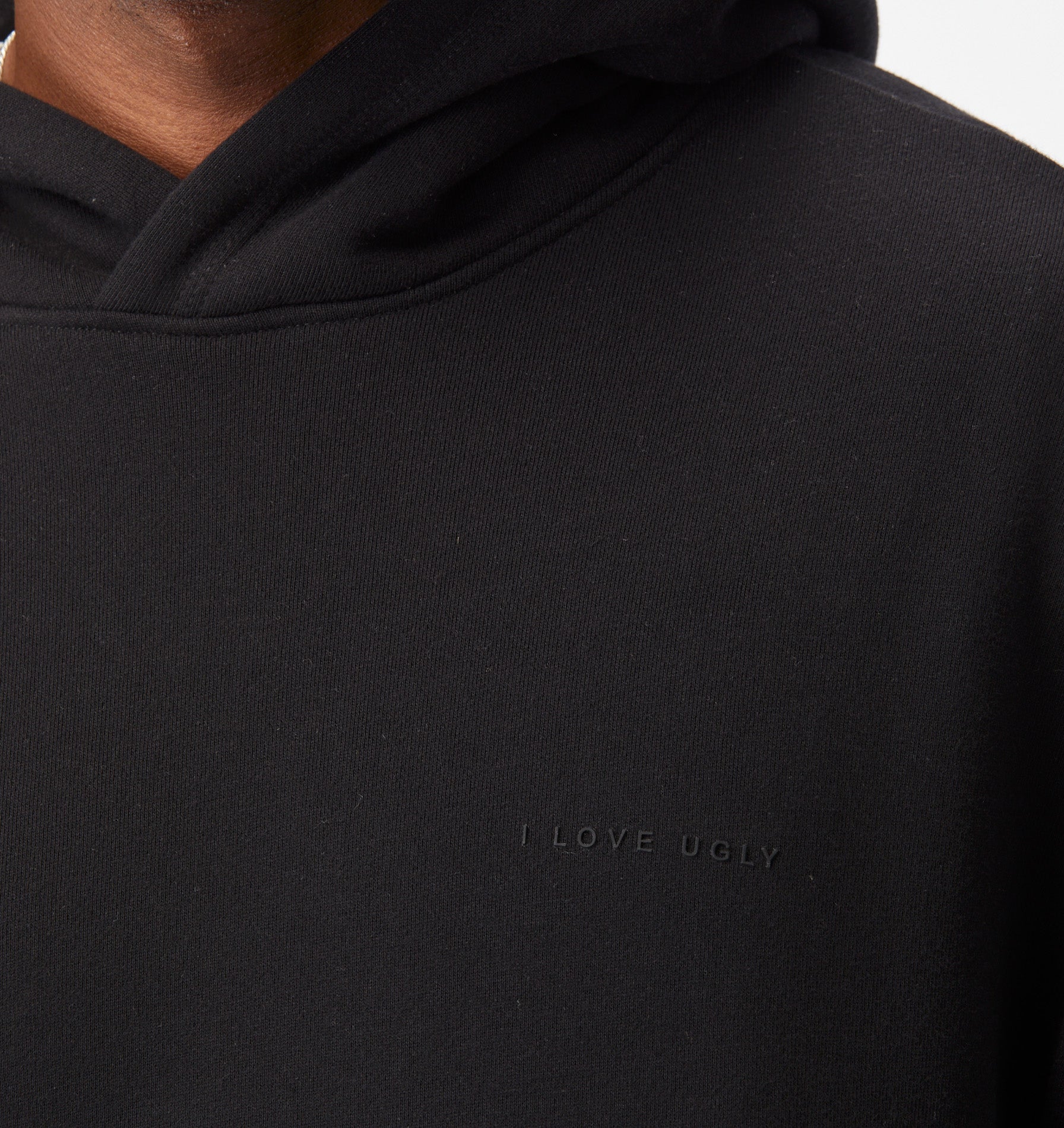 Enzo Cropped Hood - Black