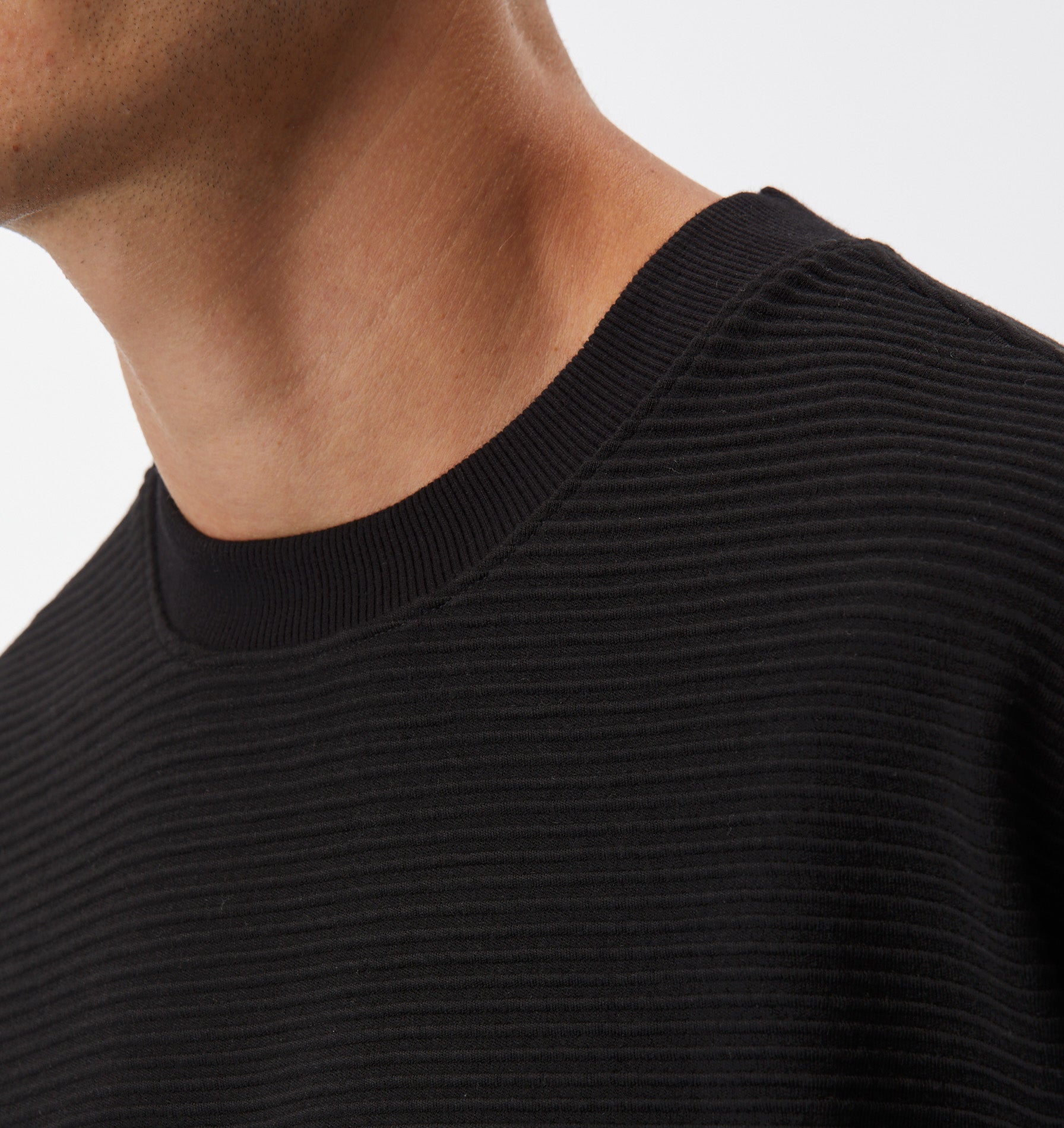 Corrugated Box Tee - Black