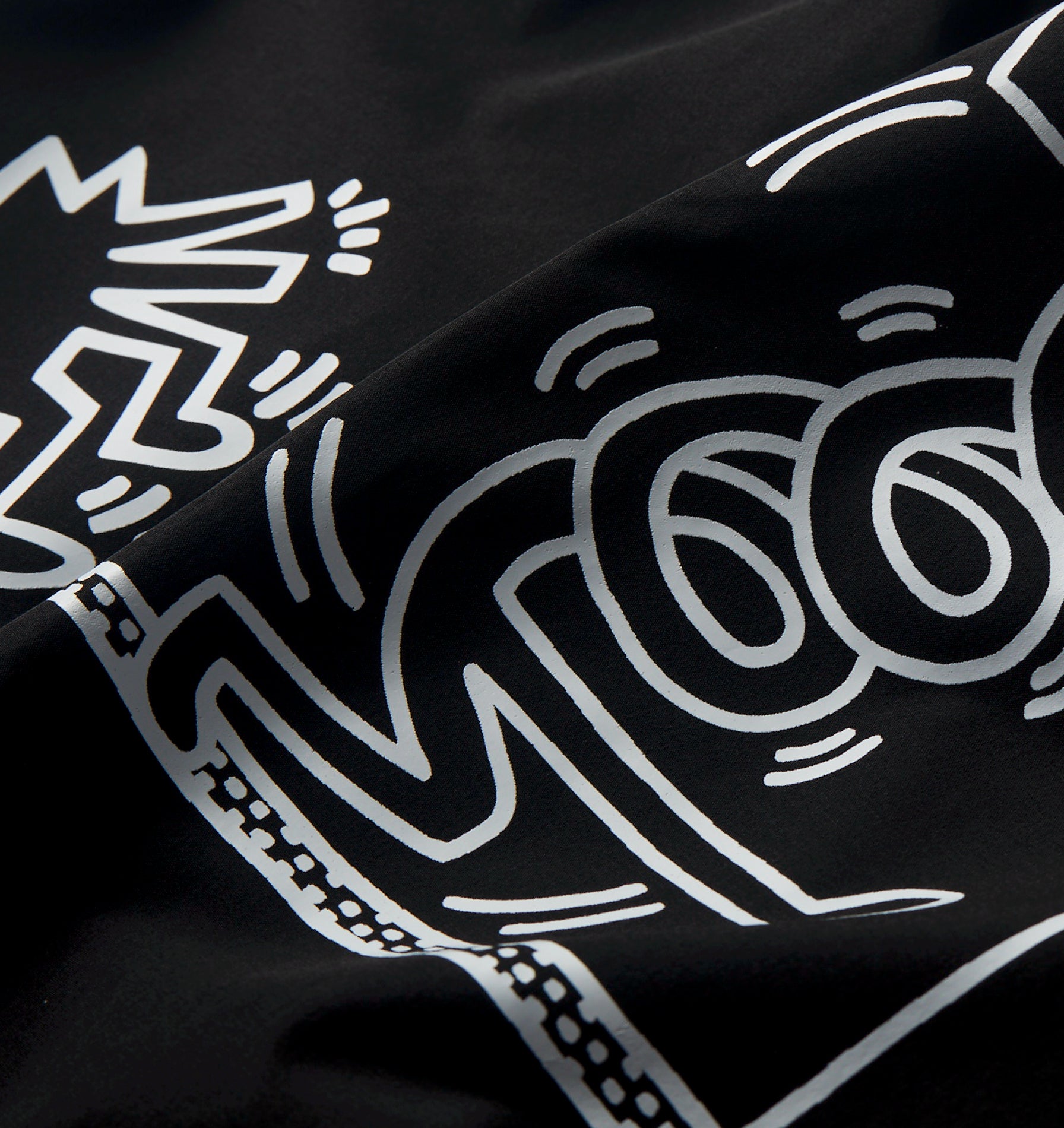 Keith Haring Whatever Active 5 Inch Short - Black