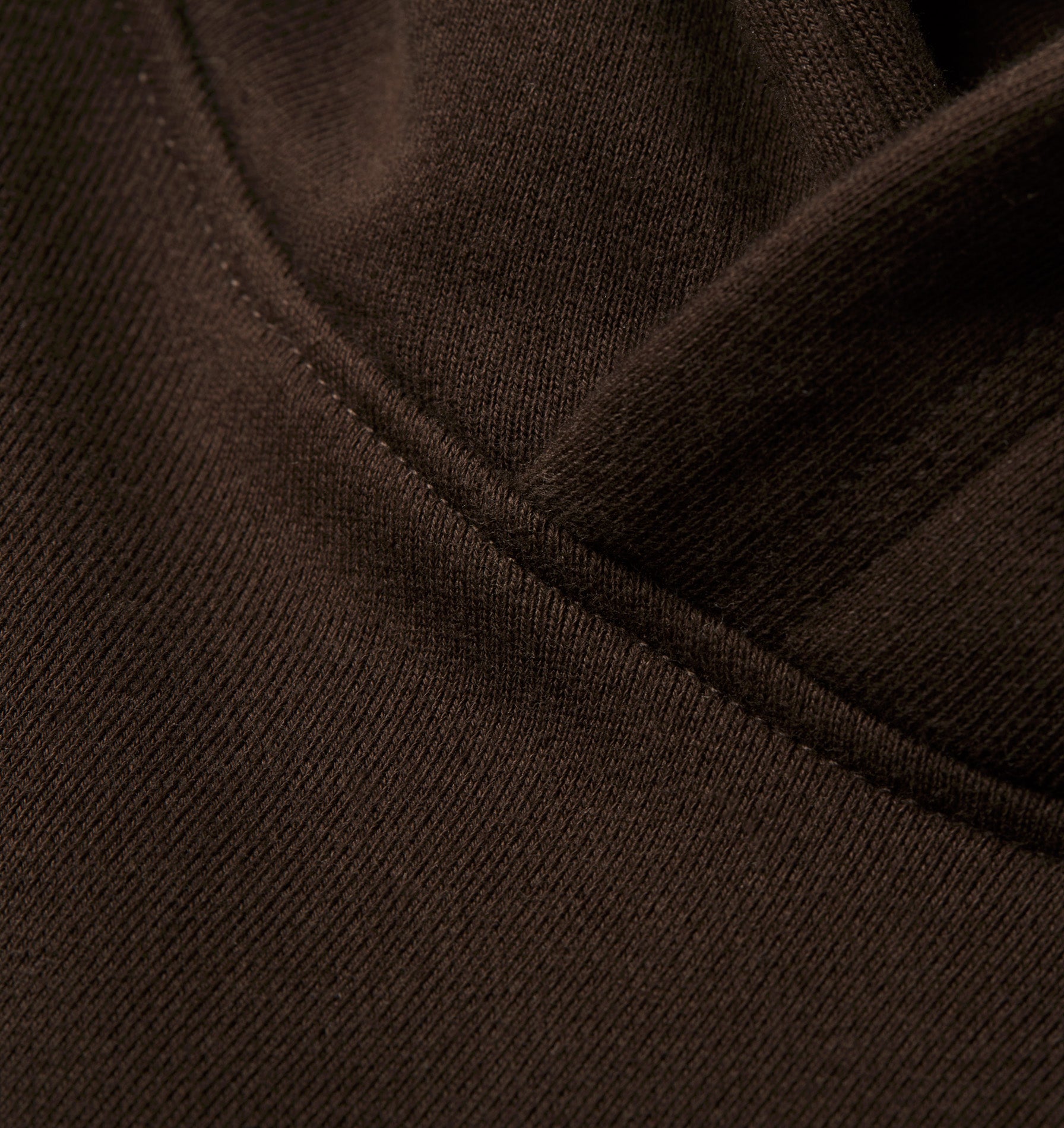 Enzo Cropped Hood - Coffee Bean