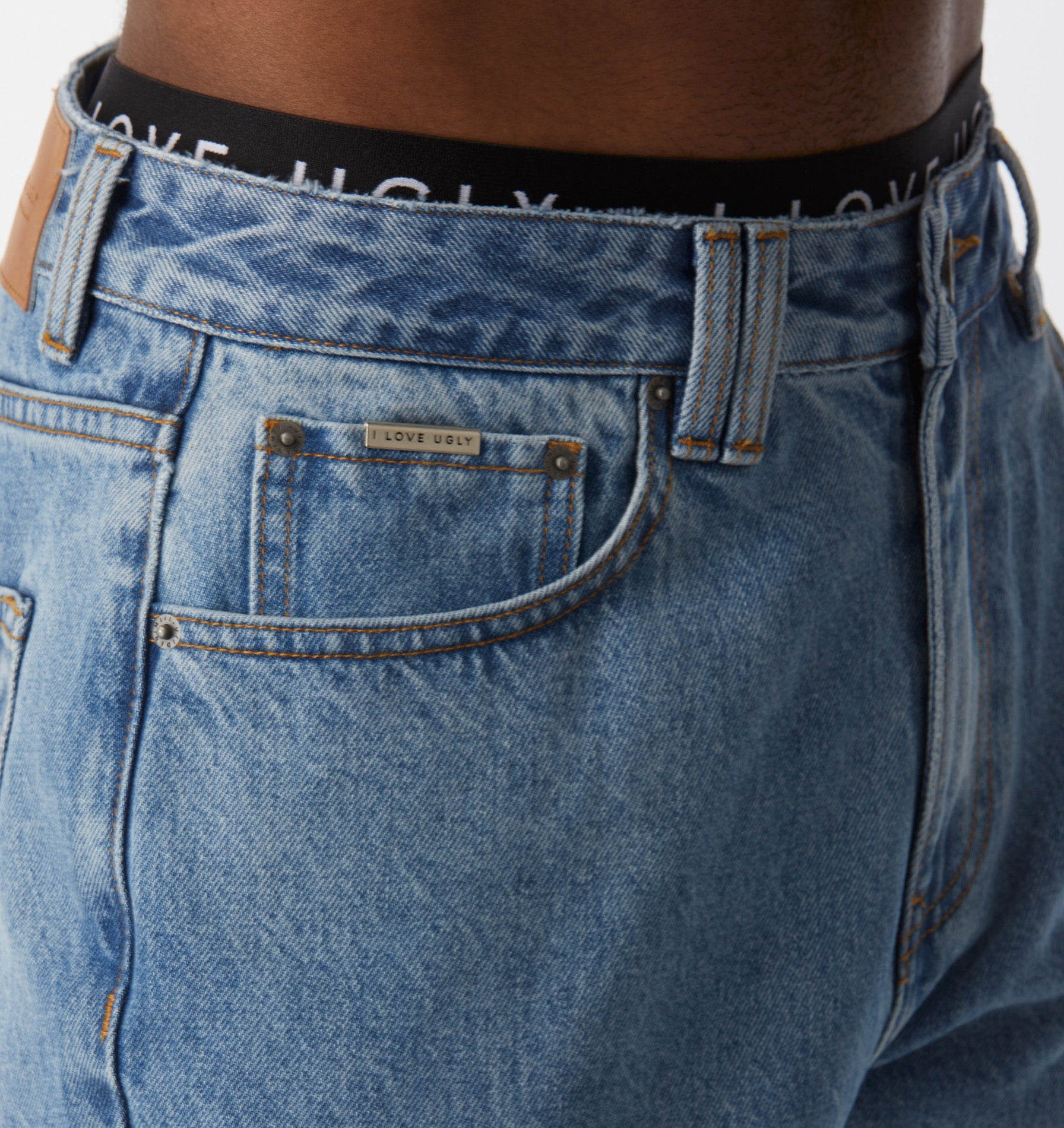 Cropped 90s Denim - Washed Vintage Blue