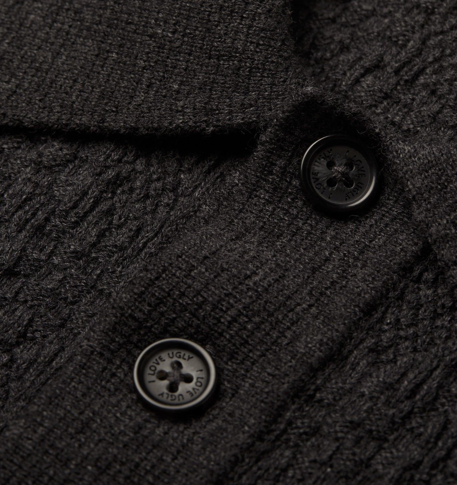 Jordan Knit LS Polo - Charcoal