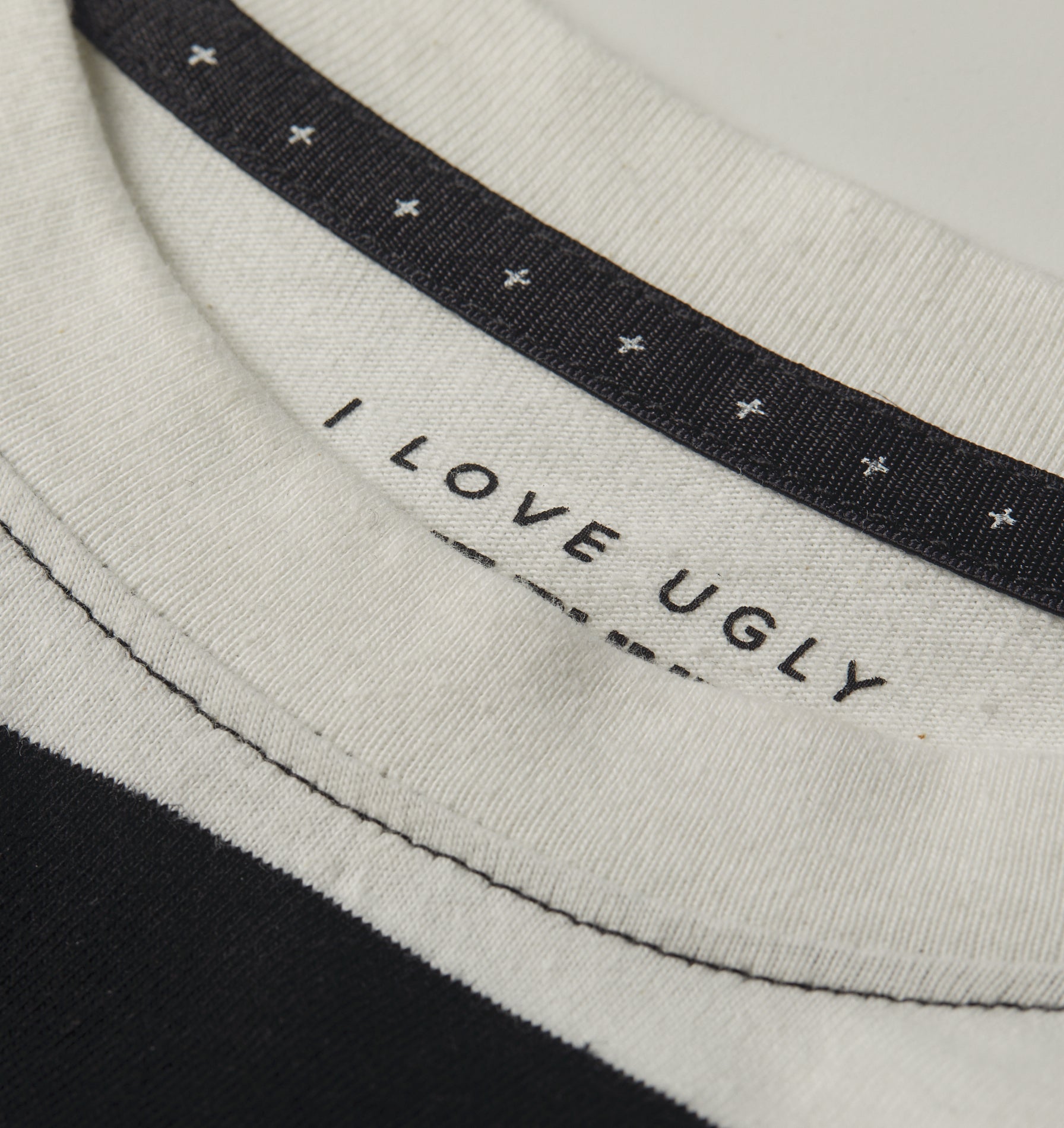 GR X ILU Stripe LS Tee - Black/White