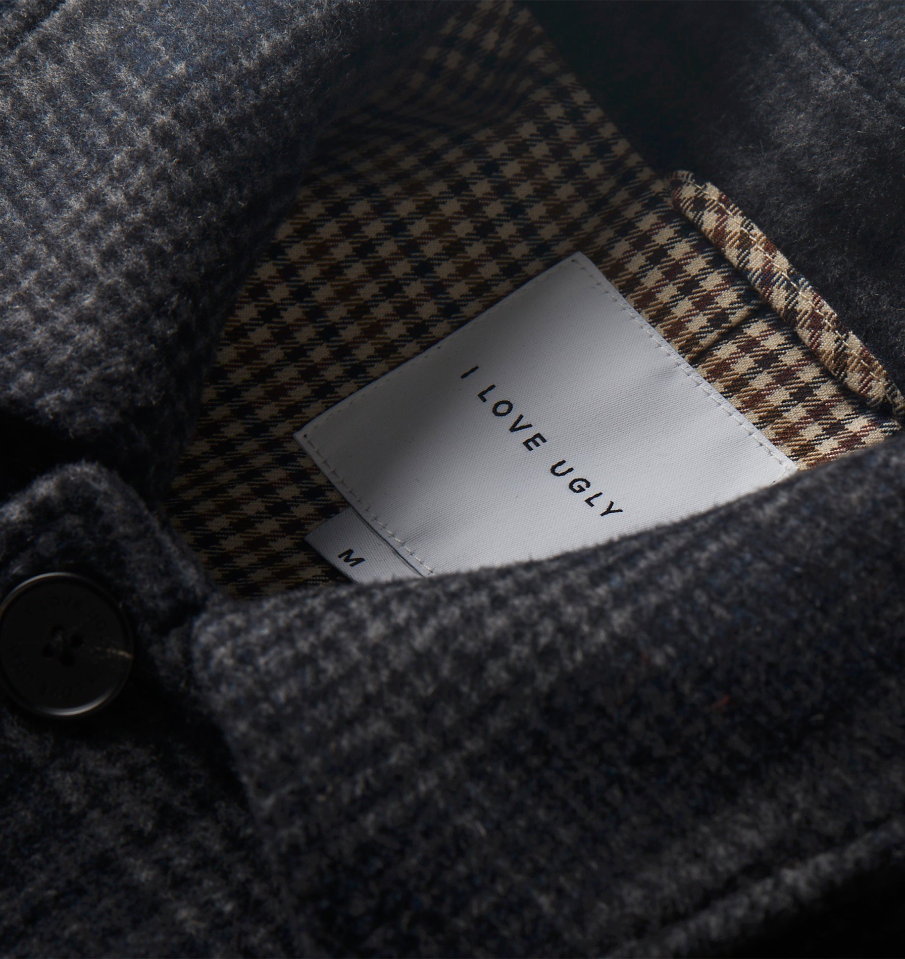 Carson Wool Jacket - Navy Check